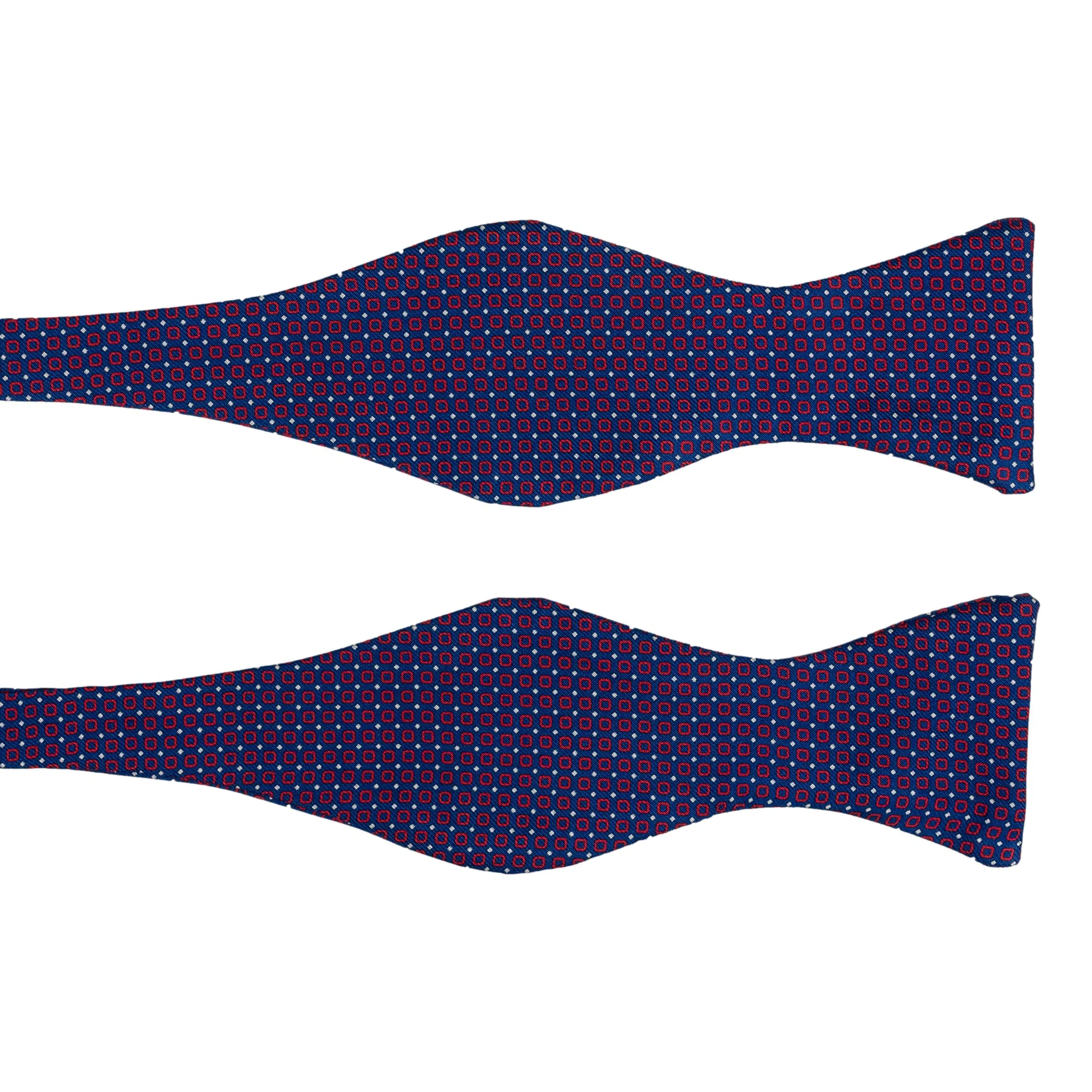 Square and Mini Diamond Silk Bow Tie sold by The Andover Shop