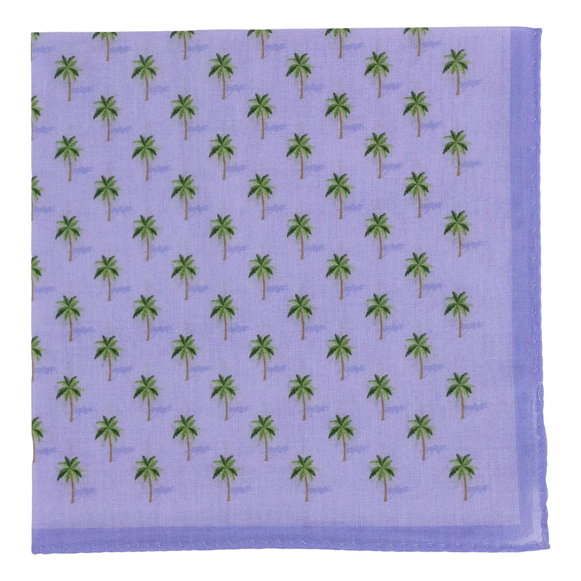 Palm Trees Fine Cotton Pocket Square sold by The Andover Shop product image thumbnail 2