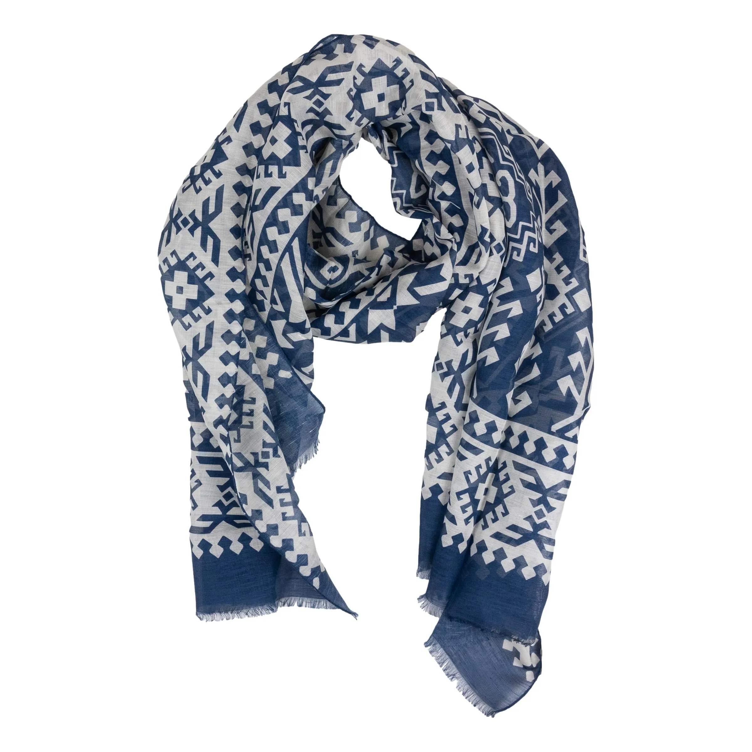 Inca Linen and Silk Blend Scarf sold by The Andover Shop