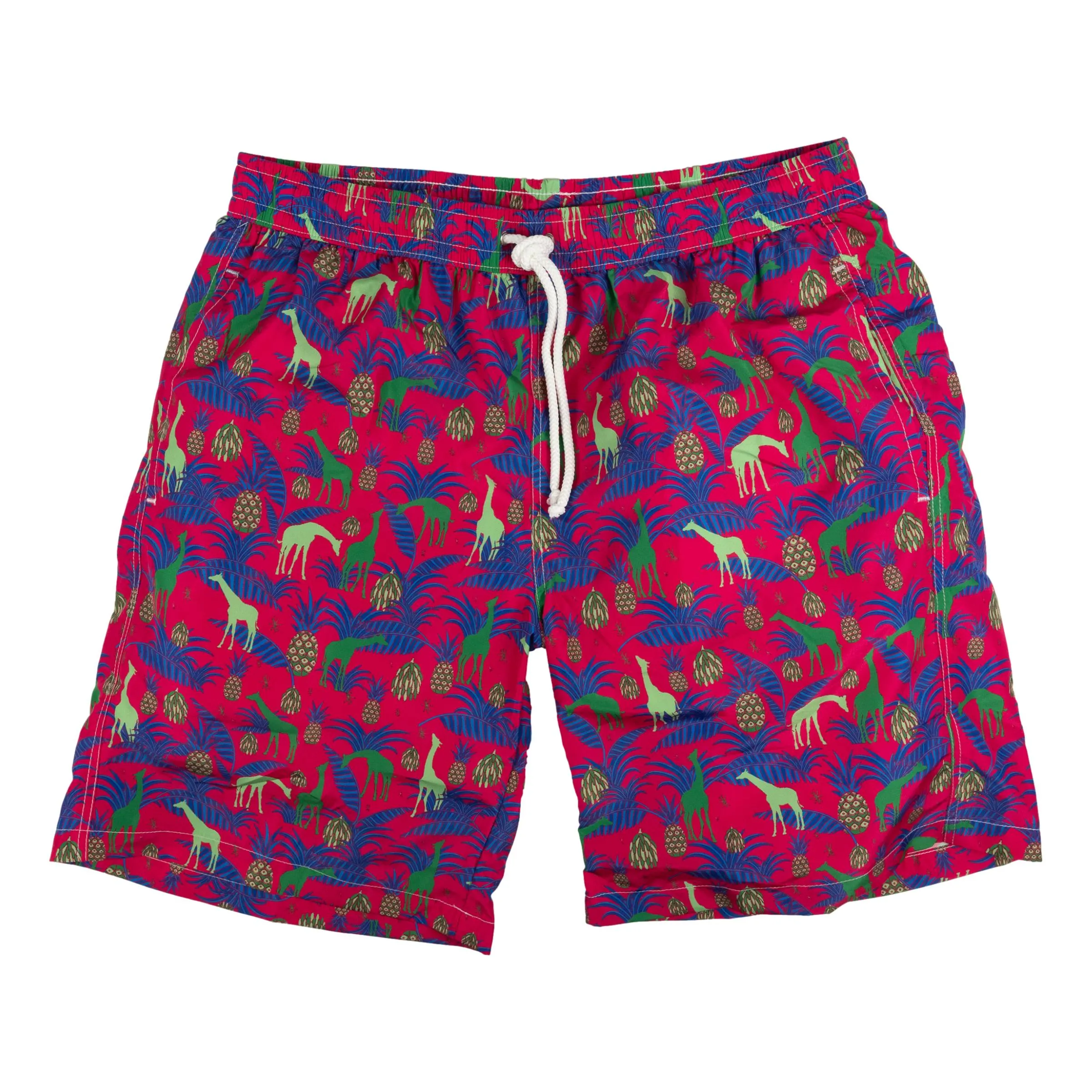 Pineapple and Girraffe Swim Trunks sold by The Andover Shop