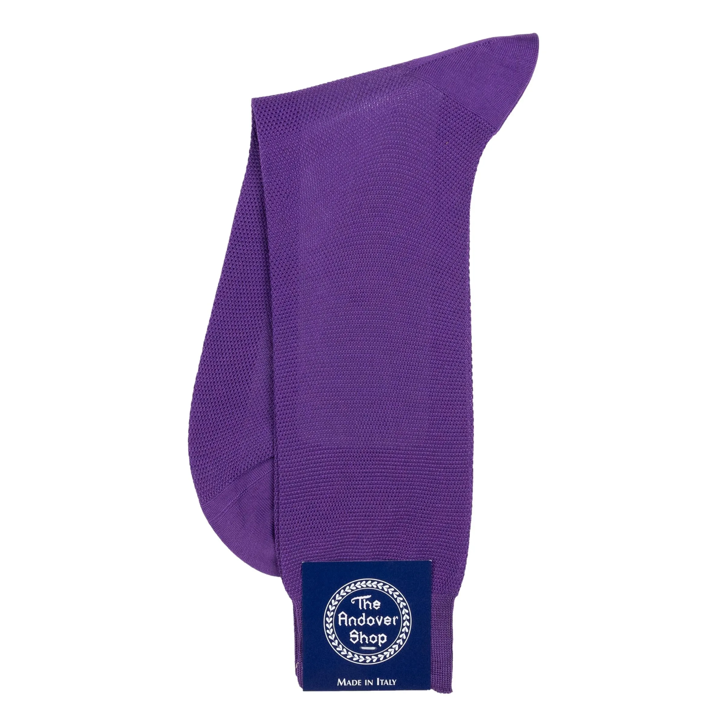 Mid-Calf Cotton Pique Dress Sock sold by The Andover Shop product image thumbnail 4