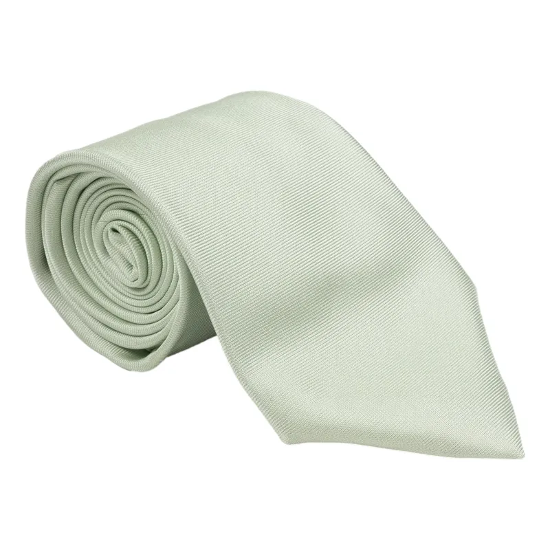 Solid Woven Silk Tie made by The Andover Shop