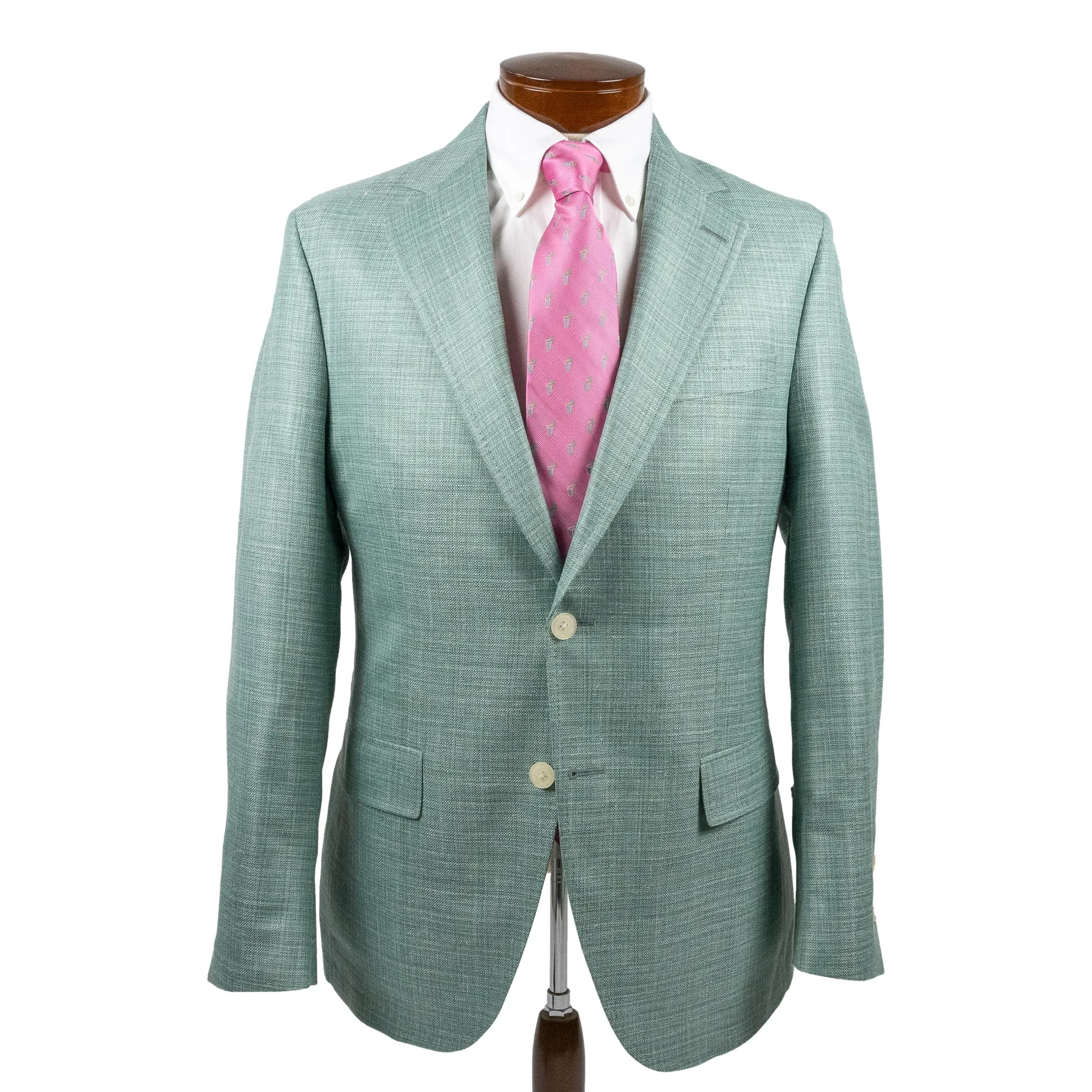Seafoam Green Wool, Silk, and Linen Sport Coat sold by The Andover Shop