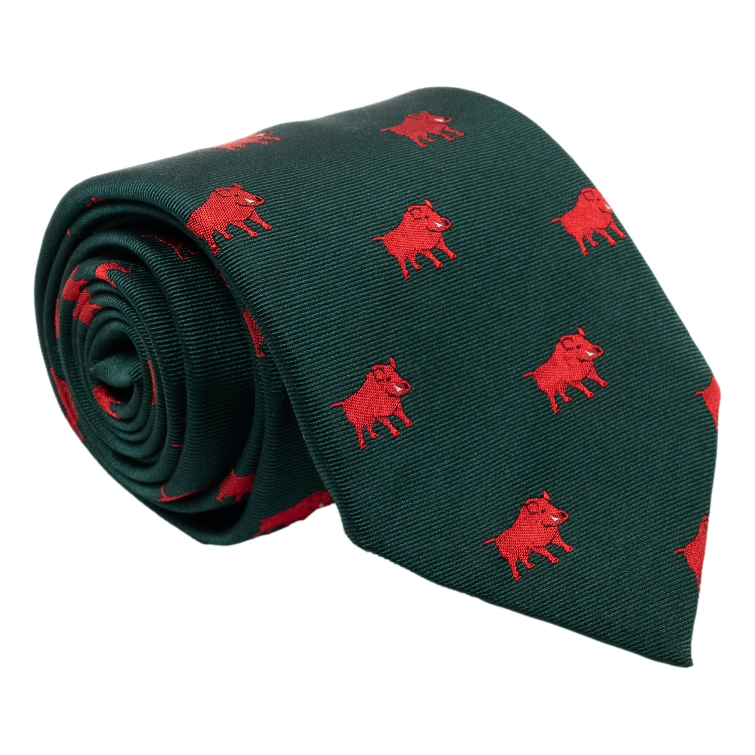 Boar Silk Tie sold by The Andover Shop