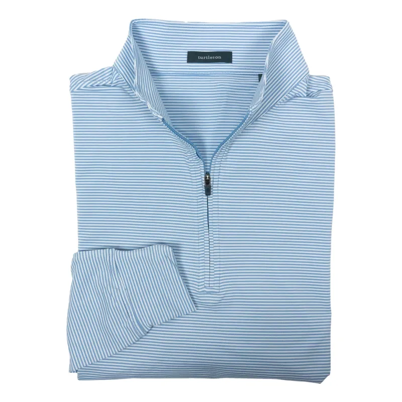 Striped Quarter Zip Pullover sold by The Andover Shop