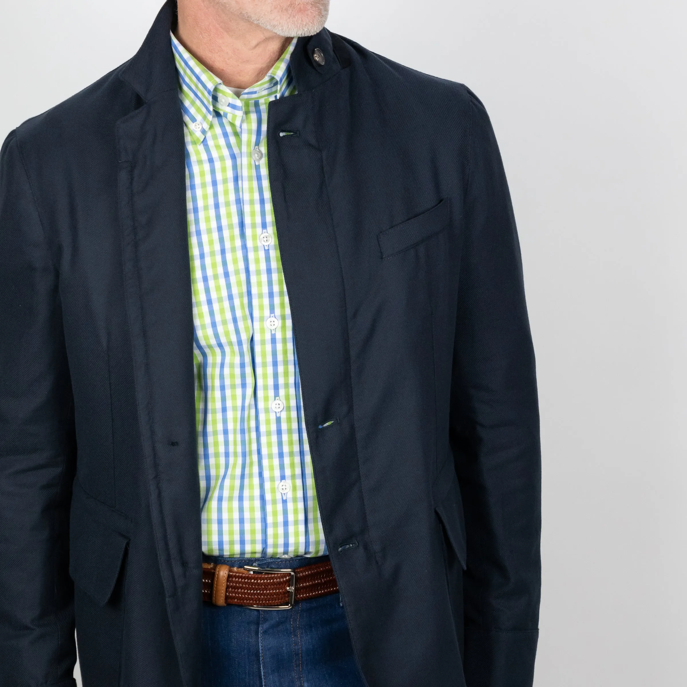 Amarone Cotton, Cashmere, Silk Travel Blazer sold by The Andover Shop product image thumbnail 3