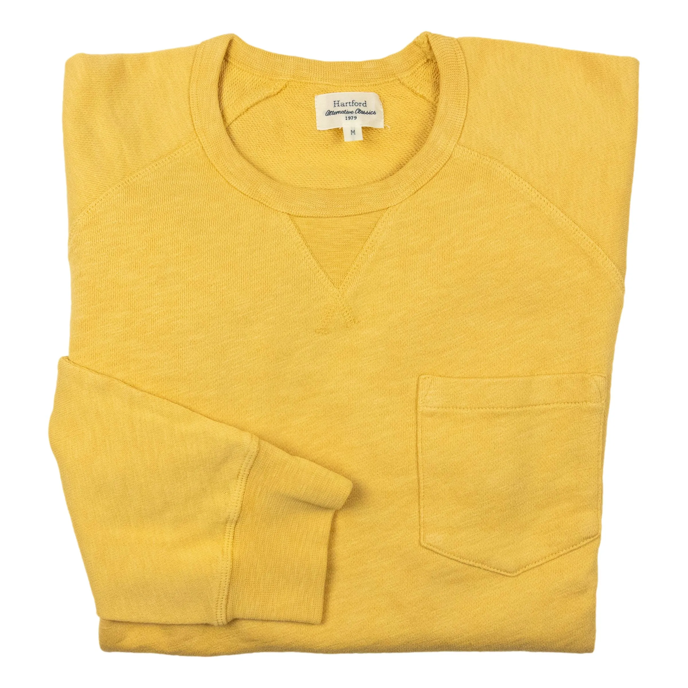 Light Cotton Pocket Crewneck Sweatshirt sold by The Andover Shop product image thumbnail 4