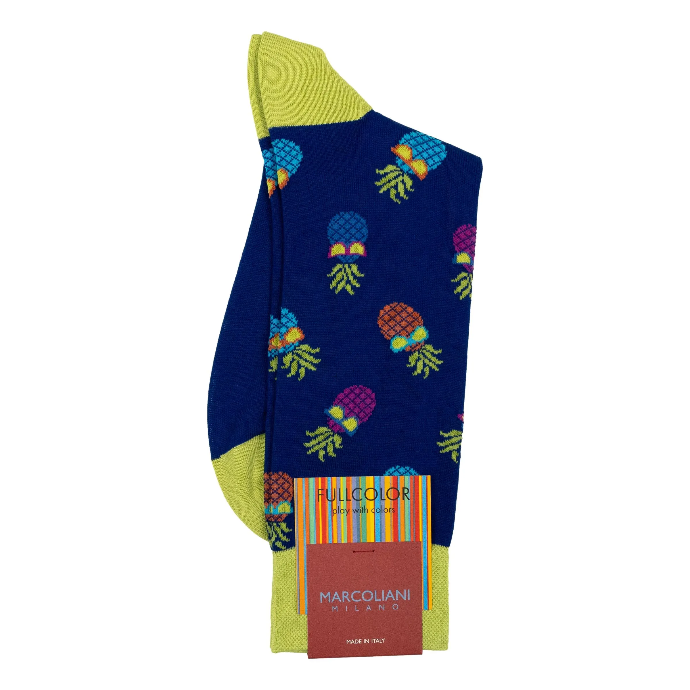 Cool Pineapple Mid-Calf Dress Socks sold by The Andover Shop