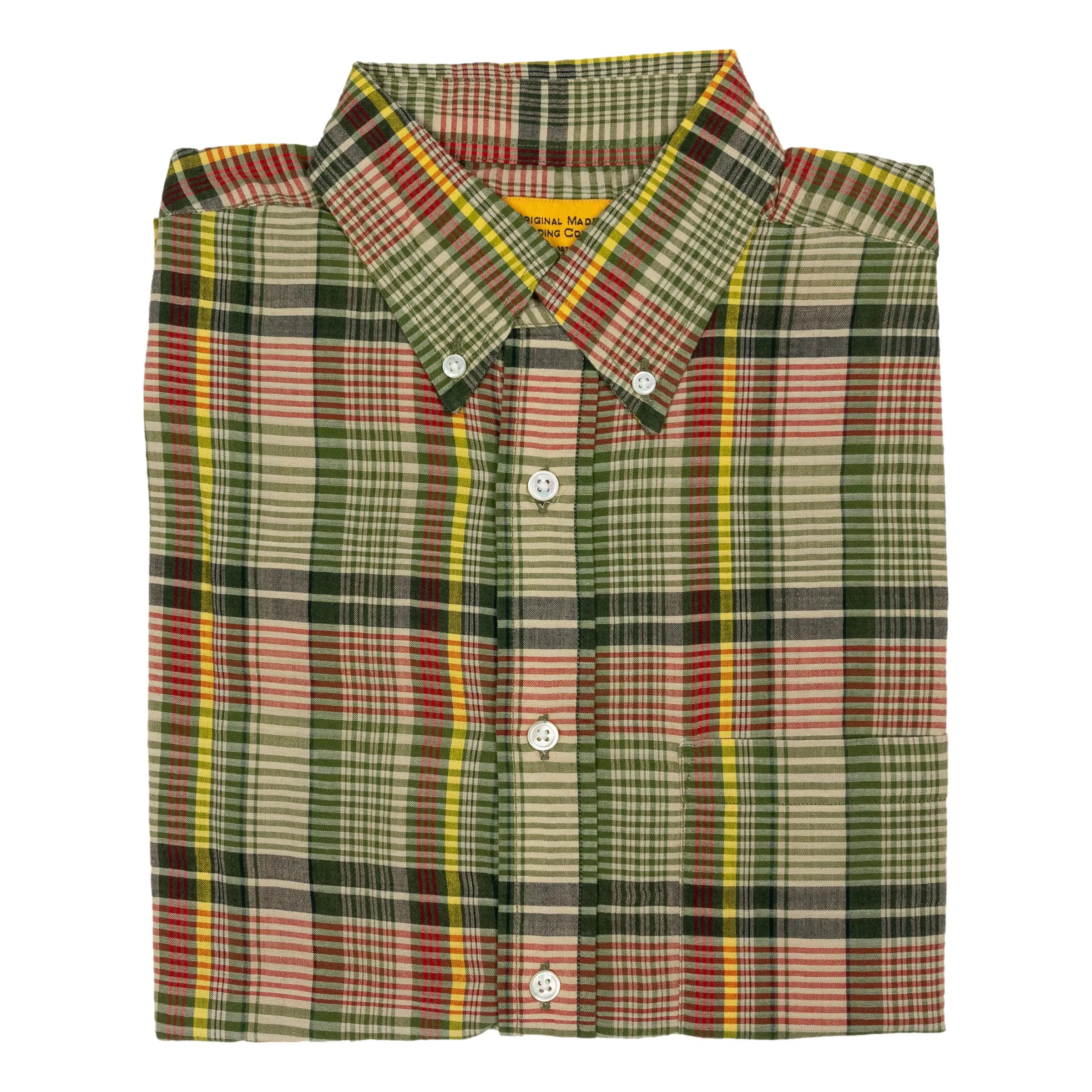 Vineyard Button Down Madras Sport Shirt sold by The Andover Shop