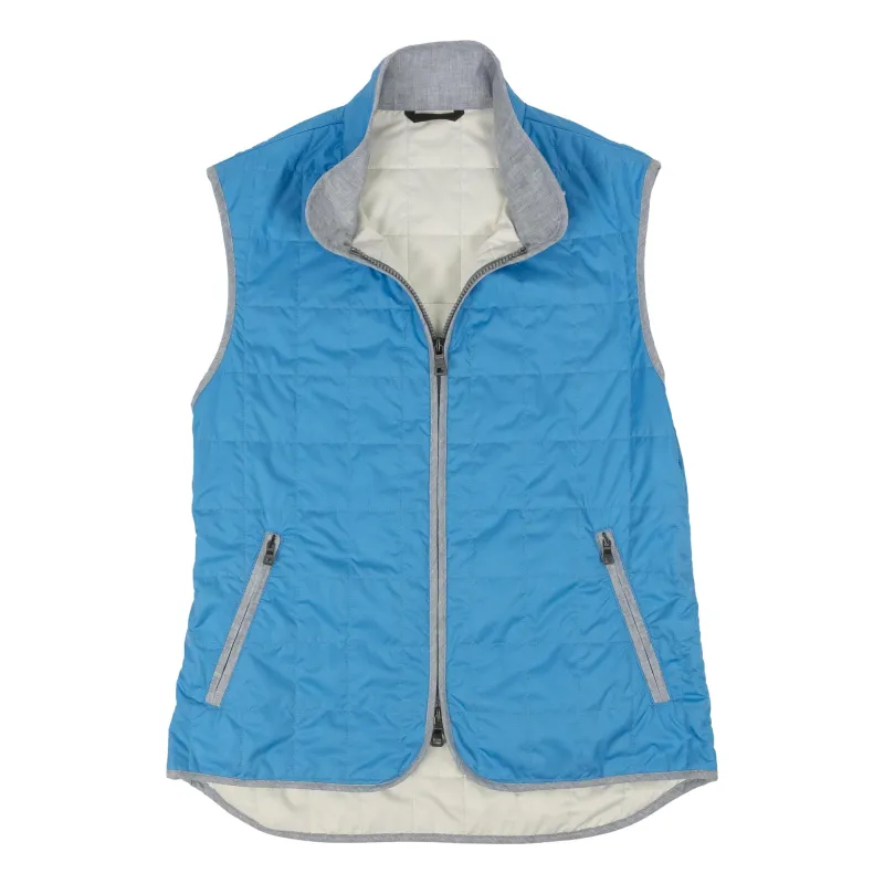 Carolina Blue Theo Waterville Quilted Vest sold by The Andover Shop