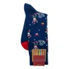 Fun Santa Cotton Dress Sock sold by The Andover Shop