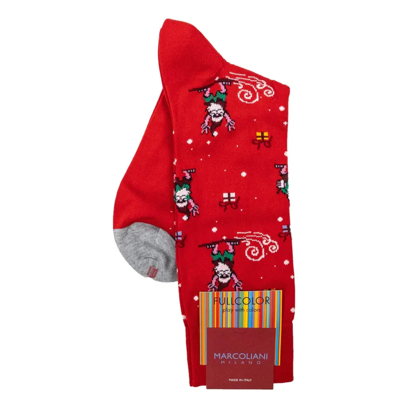 Fun Santa Cotton Dress Sock sold by The Andover Shop