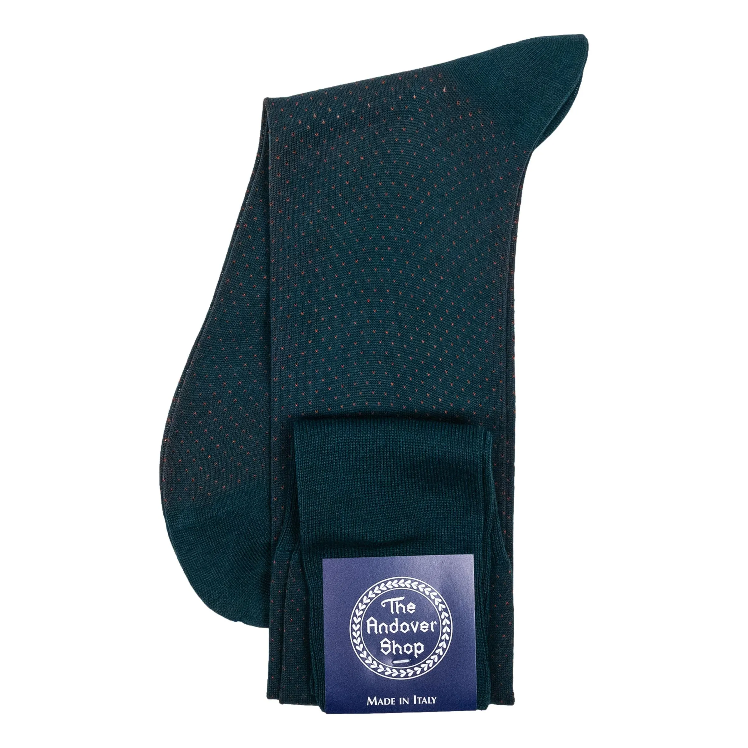 Over the Calf Birdseye Cotton Dress Socks sold by The Andover Shop product image thumbnail 2