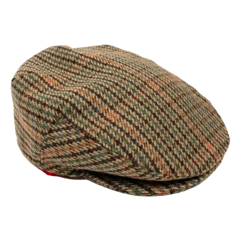 Multicolor Guncheck Plaid Wool Cap sold by The Andover Shop