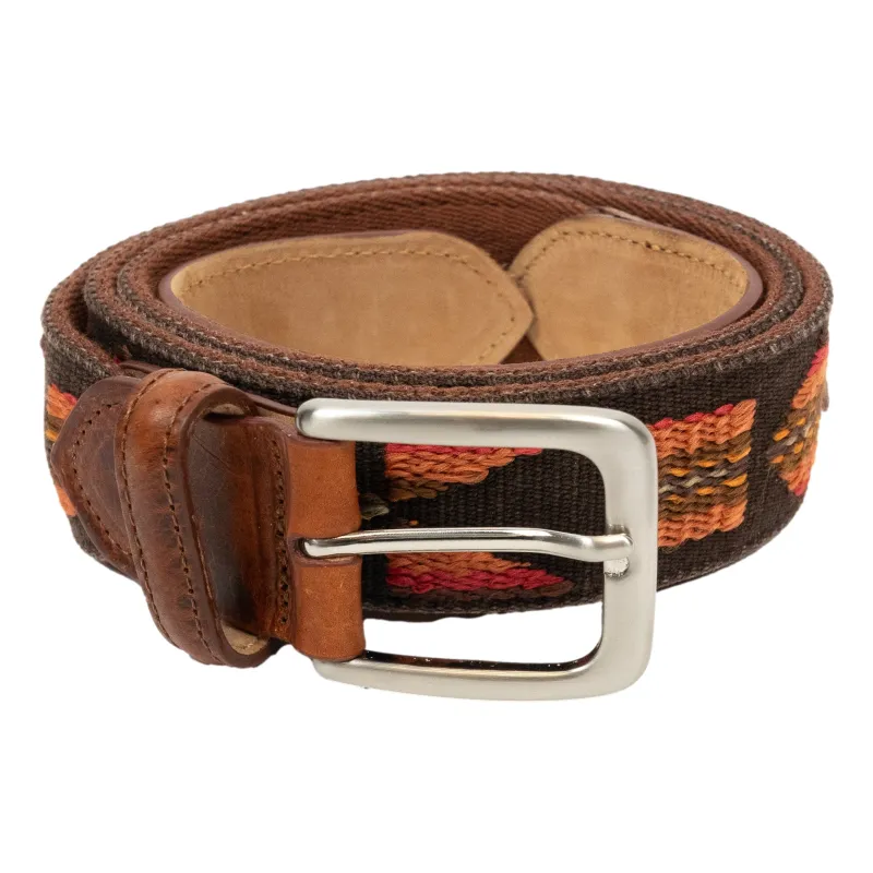 Aztec Belt with Antique Bison Tabs sold by The Andover Shop