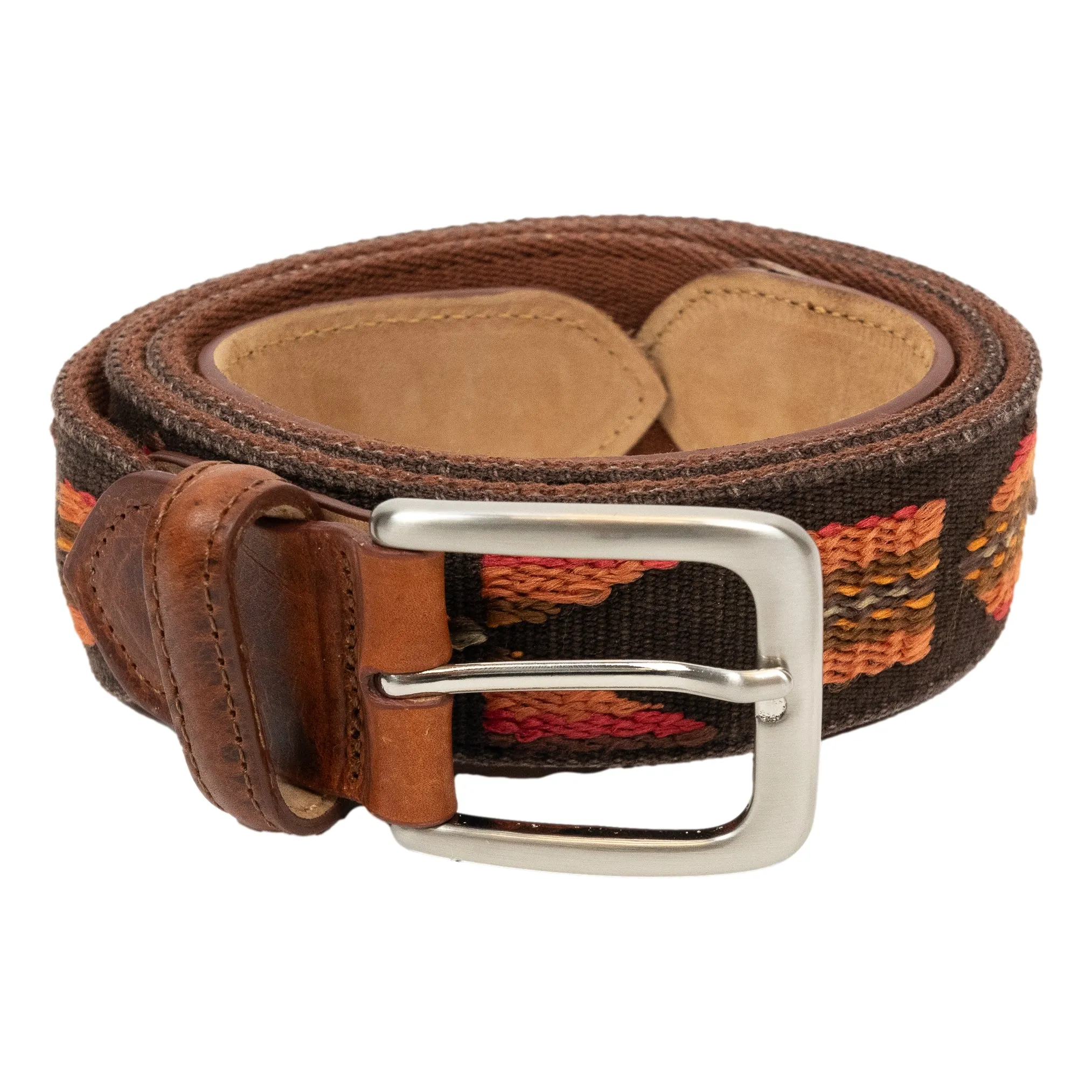 Aztec Belt with Antique Bison Tabs sold by The Andover Shop