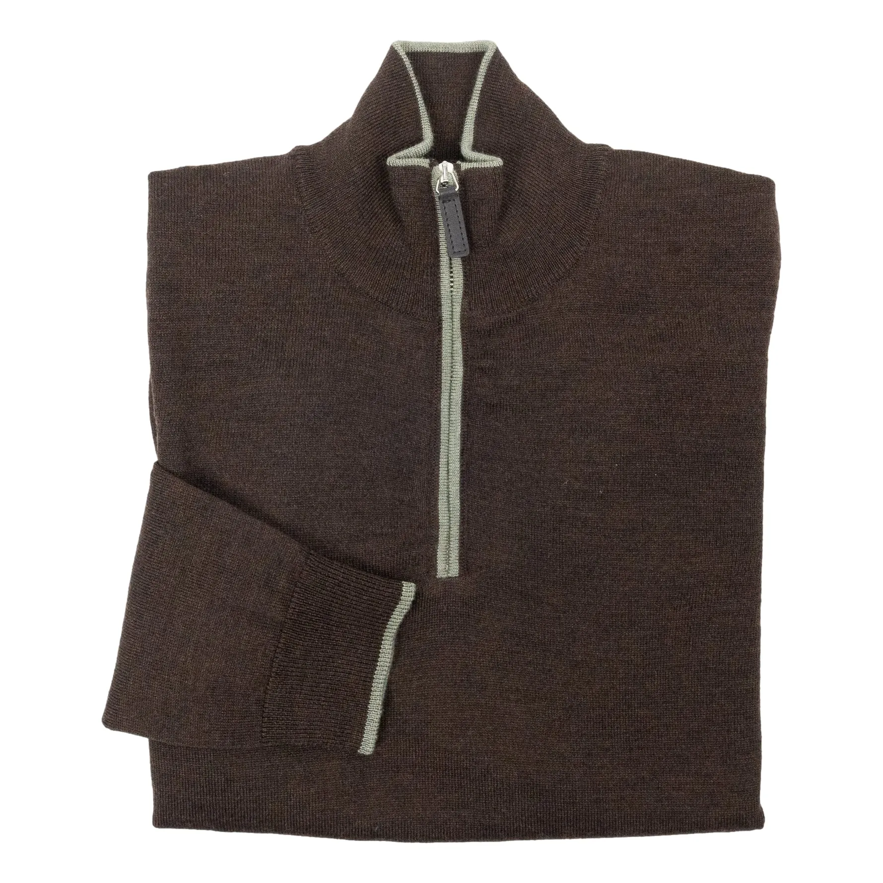 Merino Wool Quarter Zip Sweater sold by The Andover Shop product image thumbnail 2