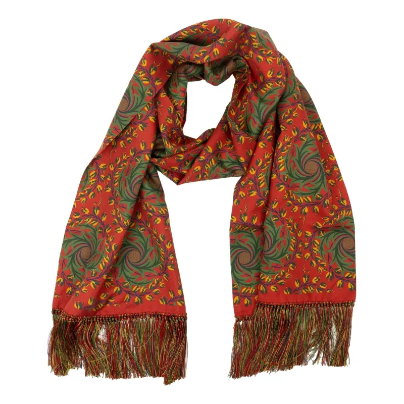 Yew Silk Fringe Harlow Scarf sold by The Andover Shop