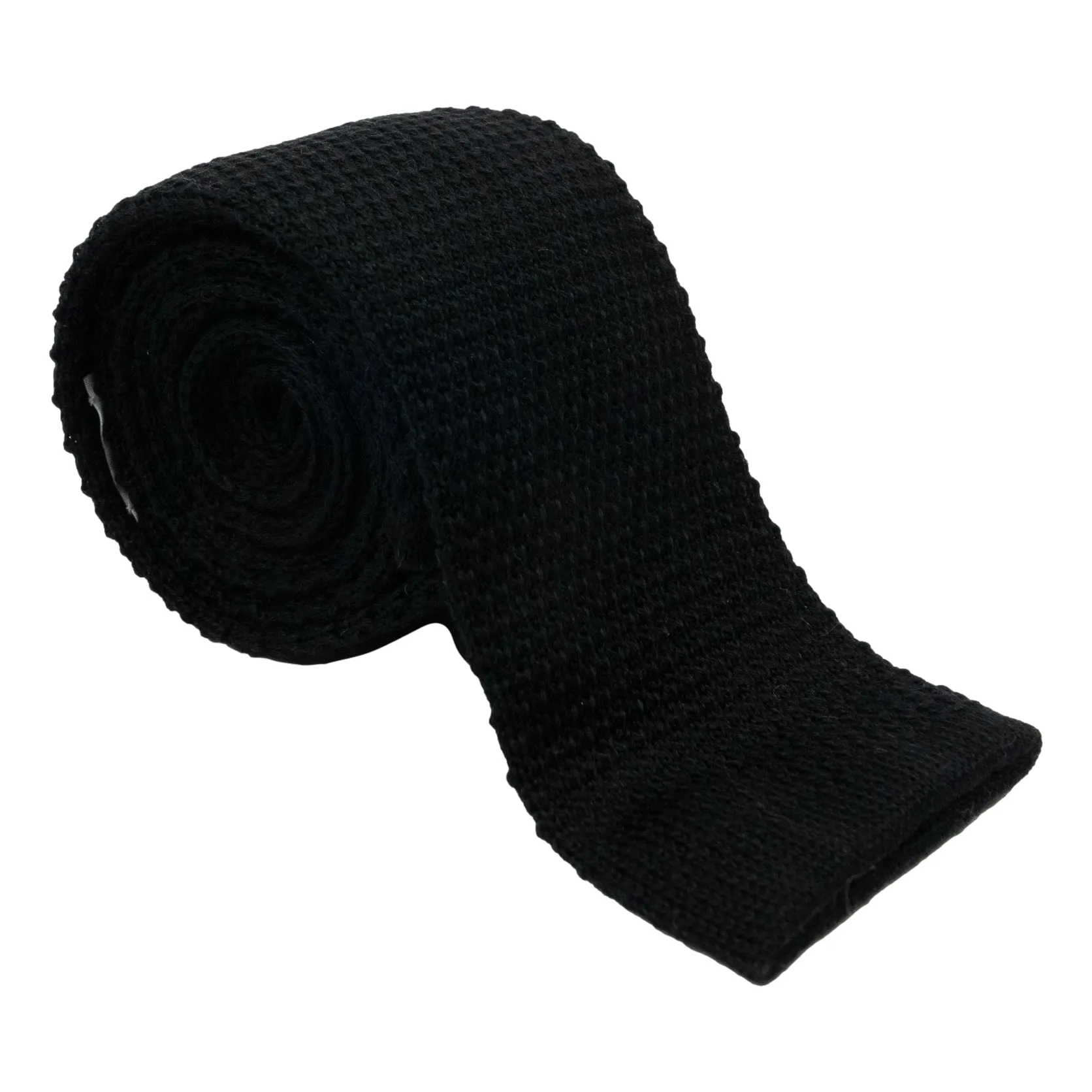 Solid Wool Knitted Tie sold by The Andover Shop product image thumbnail 3