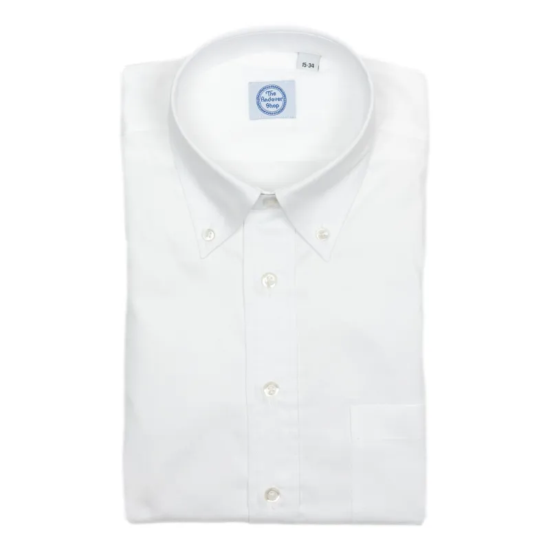 White Pinpoint Oxford Button Down Dress Shirt sold by The Andover Shop