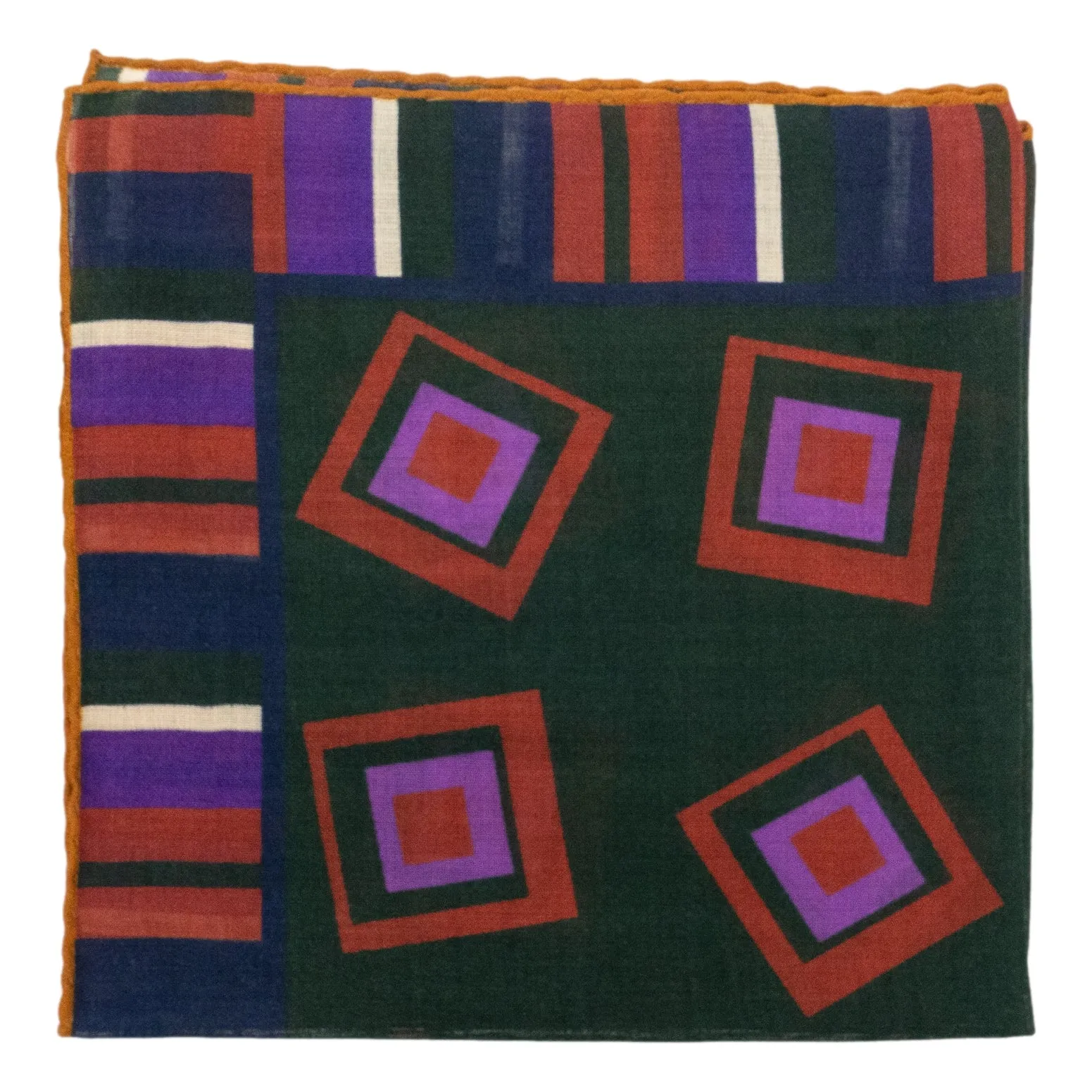 Stratford Square Wool and Silk Pocket Square sold by The Andover Shop product image thumbnail 2