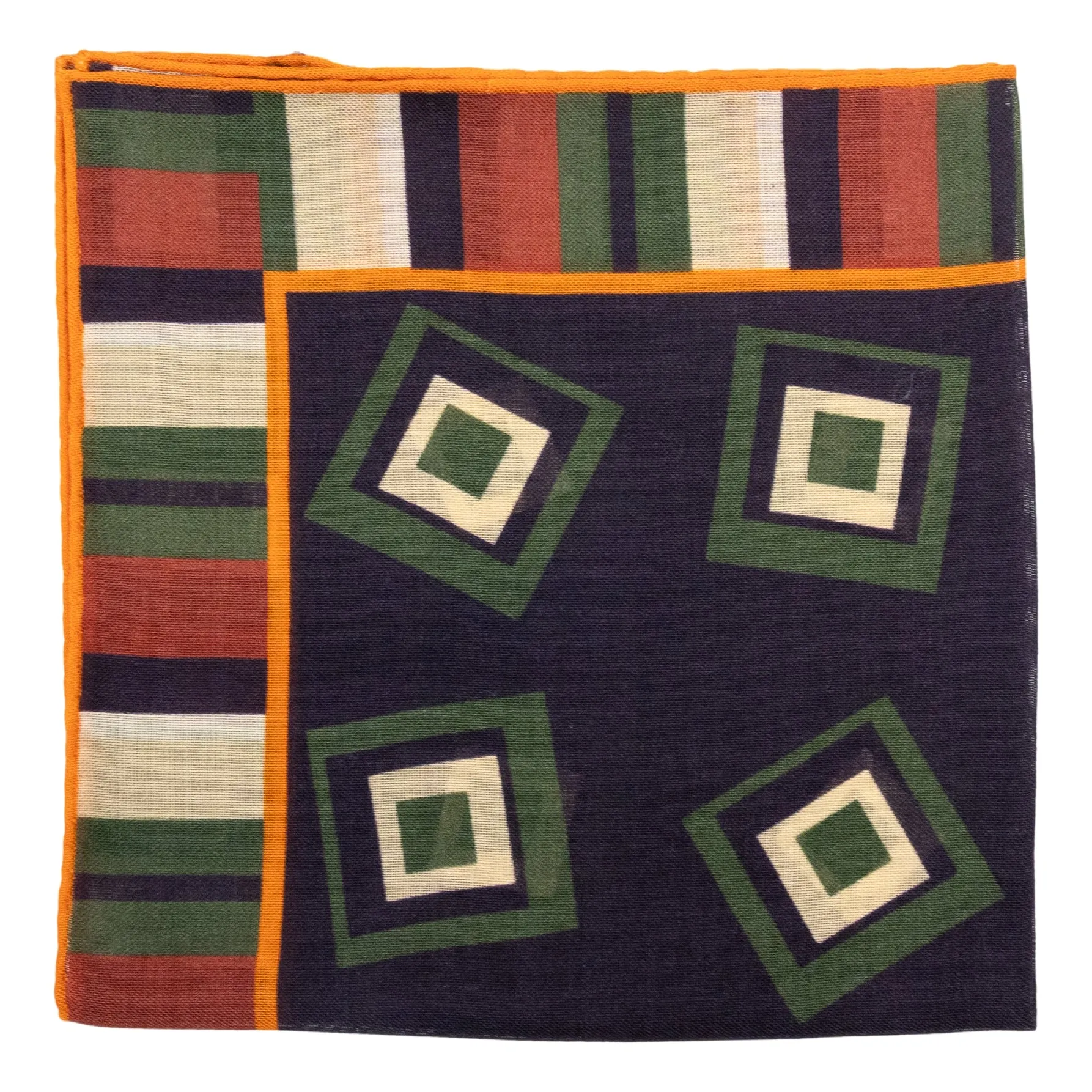 Stratford Square Wool and Silk Pocket Square sold by The Andover Shop product image thumbnail 3