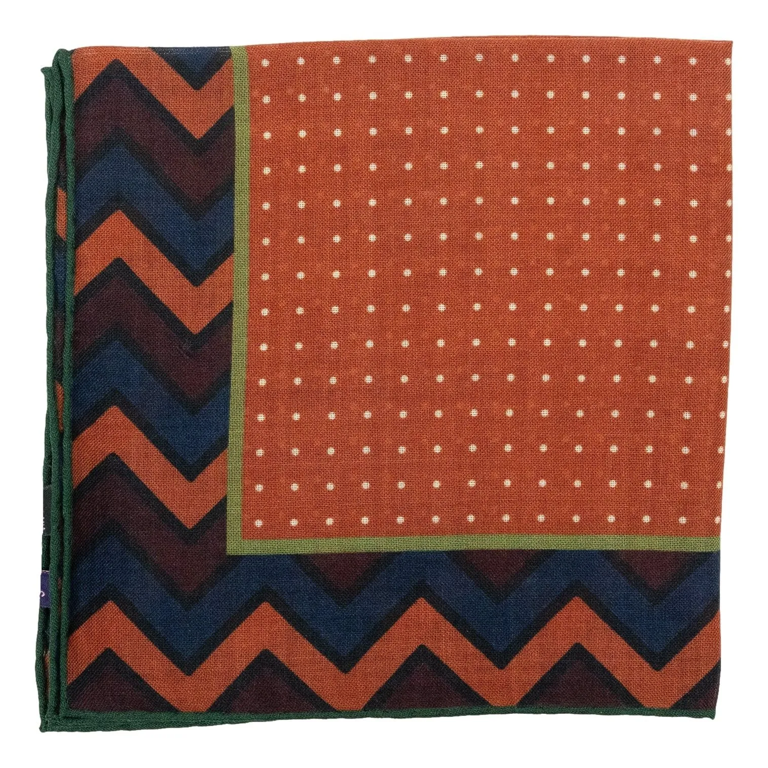 Sudbury Wool and Silk Pocket Square sold by The Andover Shop product image thumbnail 3
