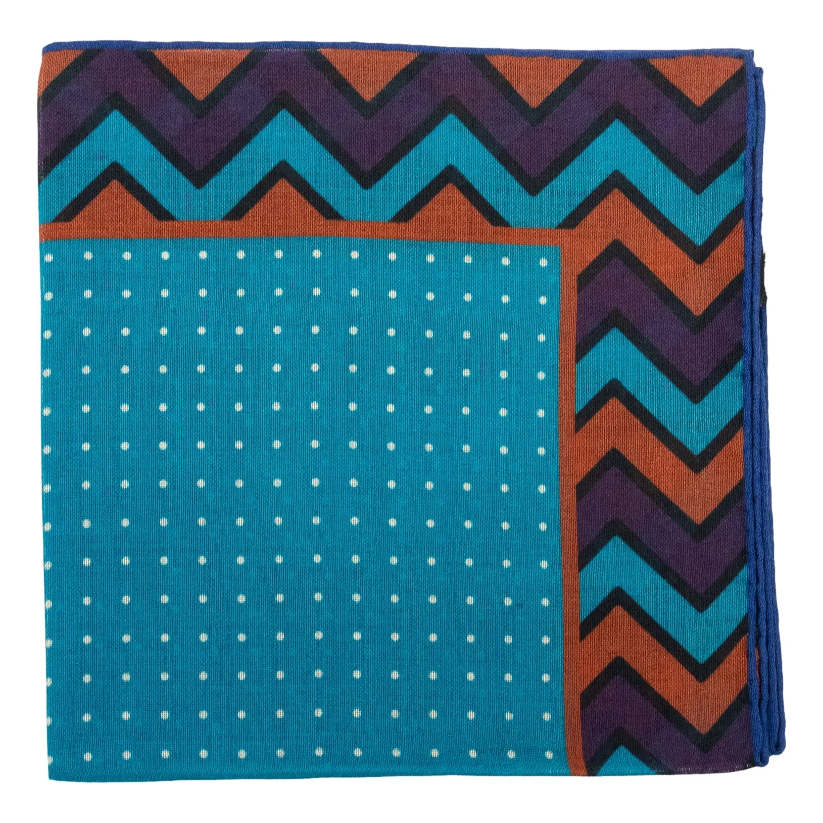 Sudbury Wool and Silk Pocket Square sold by The Andover Shop