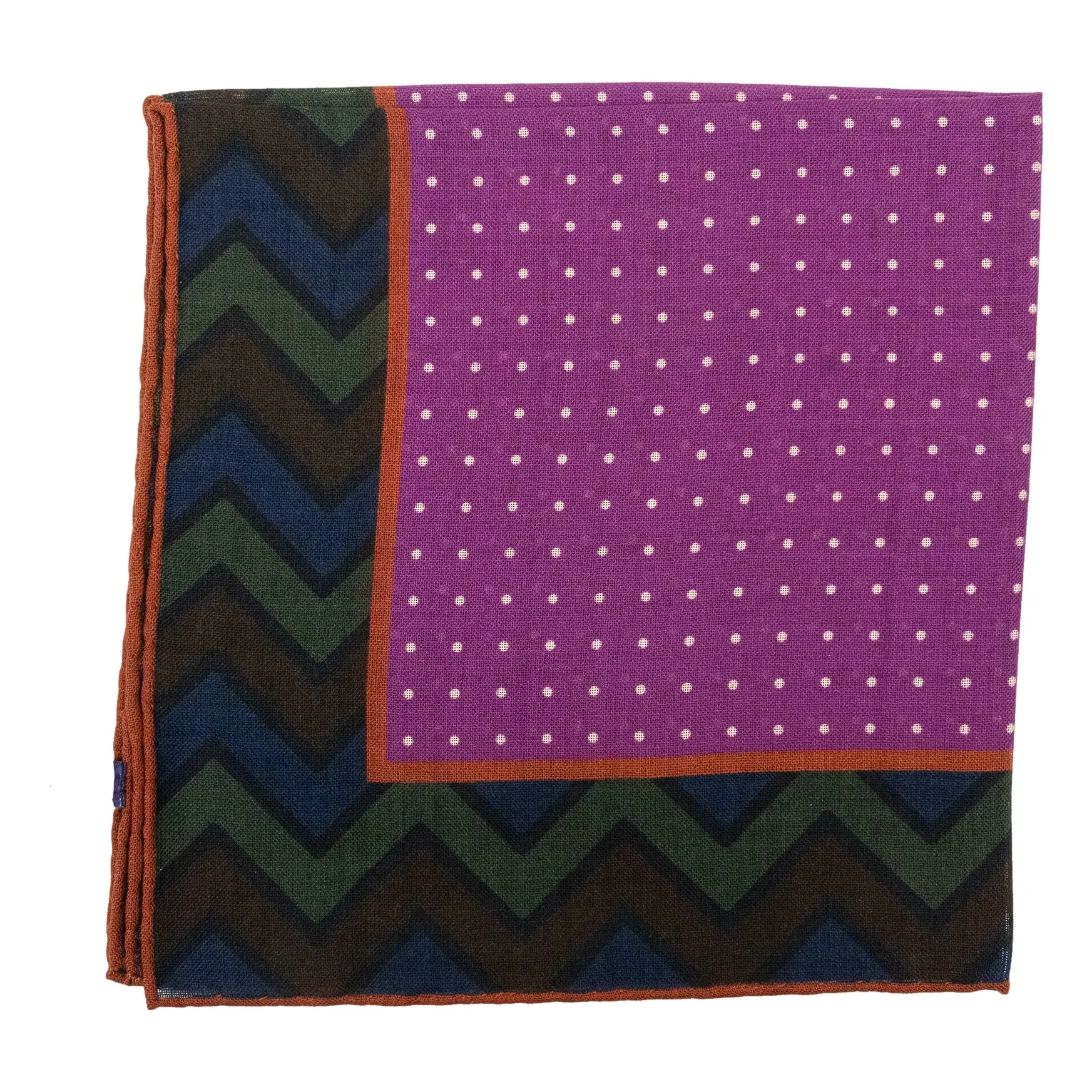 Sudbury Wool and Silk Pocket Square sold by The Andover Shop product image thumbnail 2