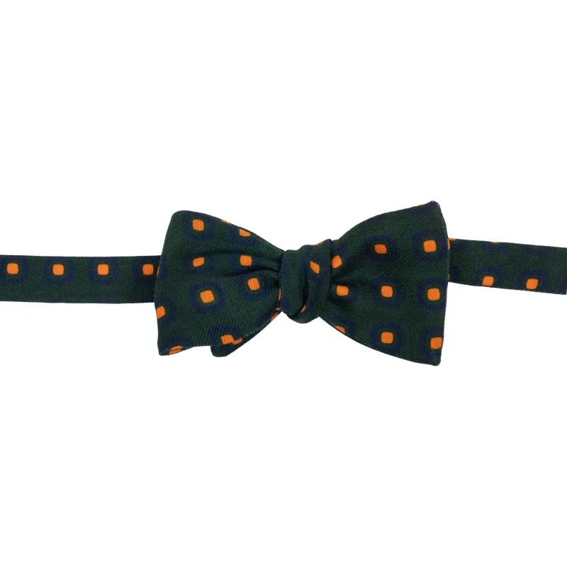 Danbury Square Silk Bow Tie sold by The Andover Shop