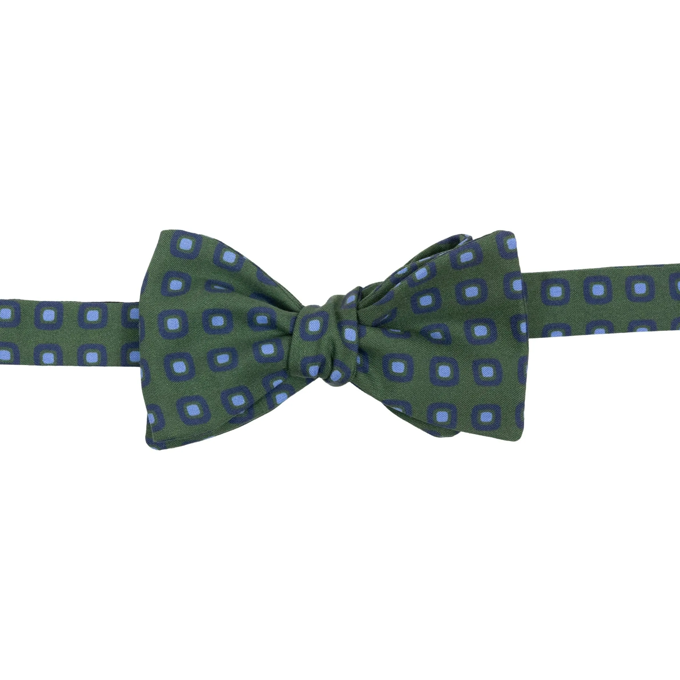 Pinkney Square Motif Silk Bow Tie sold by The Andover Shop product image thumbnail 3