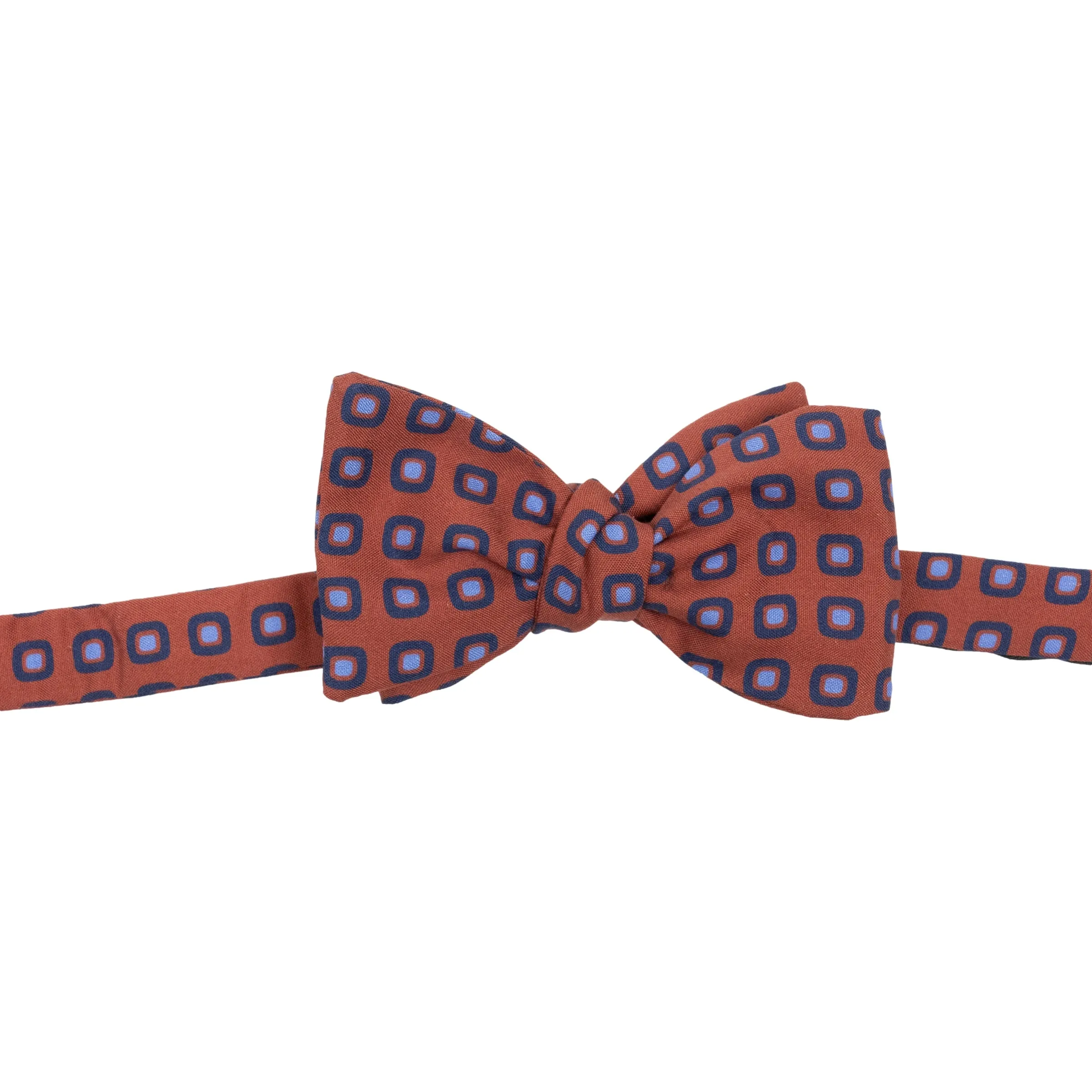 Pinkney Square Motif Silk Bow Tie sold by The Andover Shop product image thumbnail 2