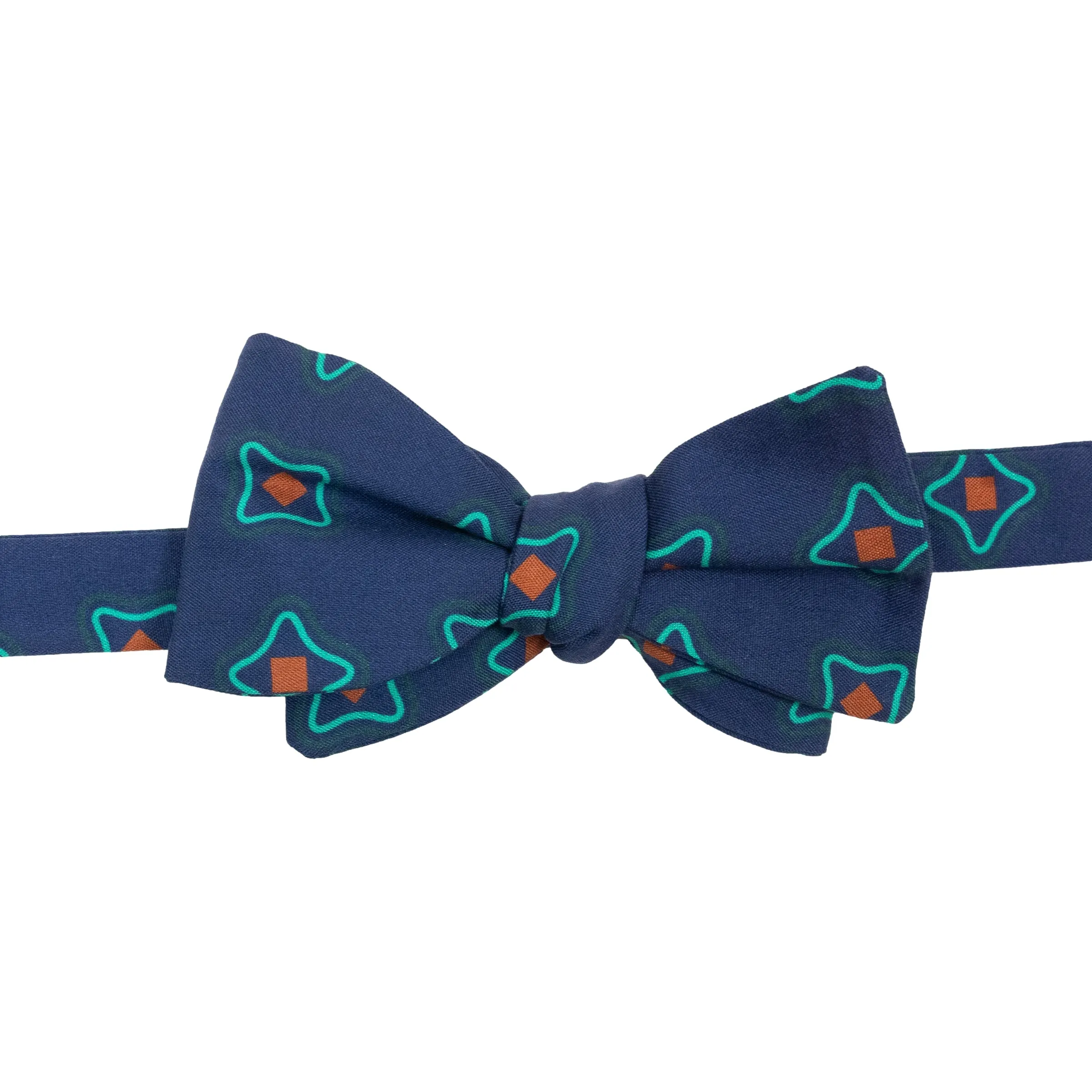 Addington Motif Patterned Silk Bow Tie sold by The Andover Shop product image thumbnail 3