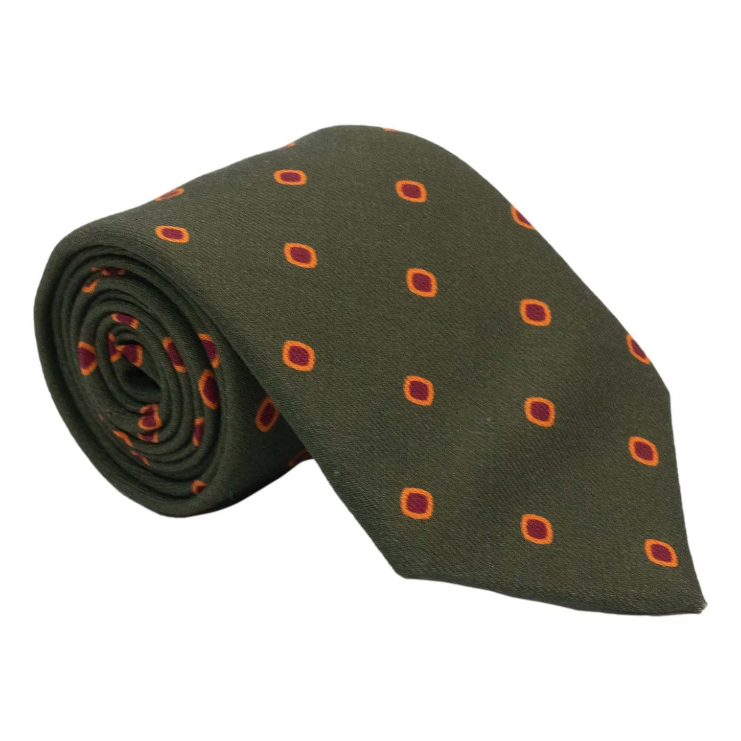 Surrey Diamond Motif Silk Tie sold by The Andover Shop