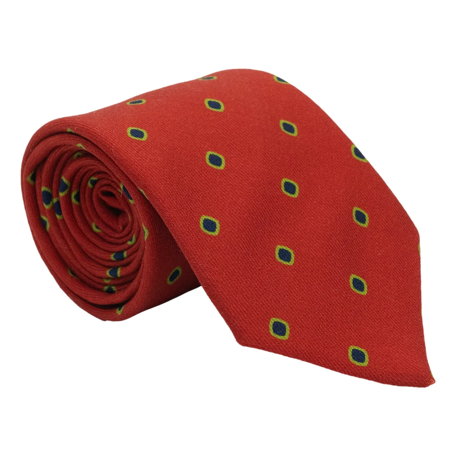 Surrey Diamond Motif Silk Tie sold by The Andover Shop product image thumbnail 2
