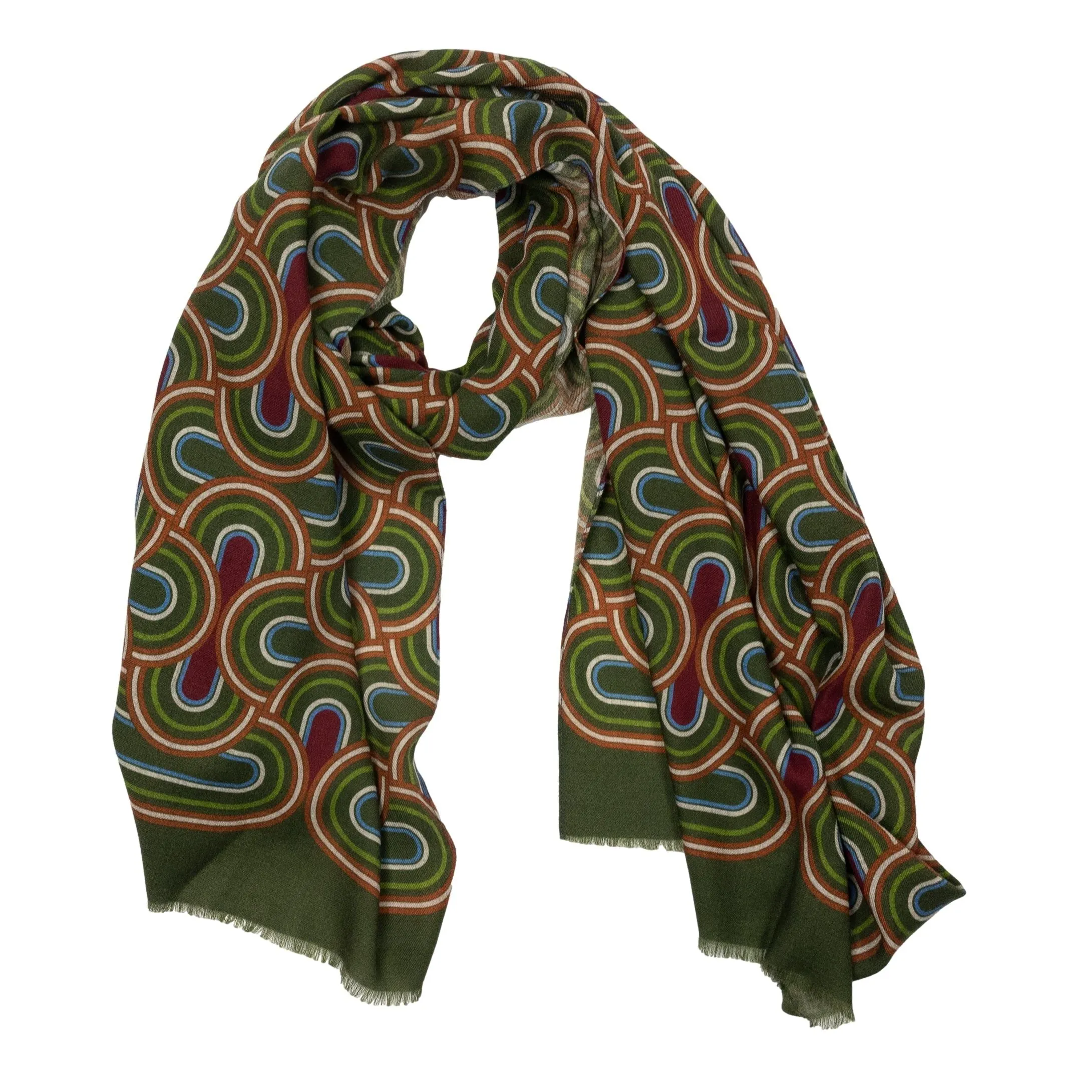 Abstract Roma Wool Scarf sold by The Andover Shop product image thumbnail 3