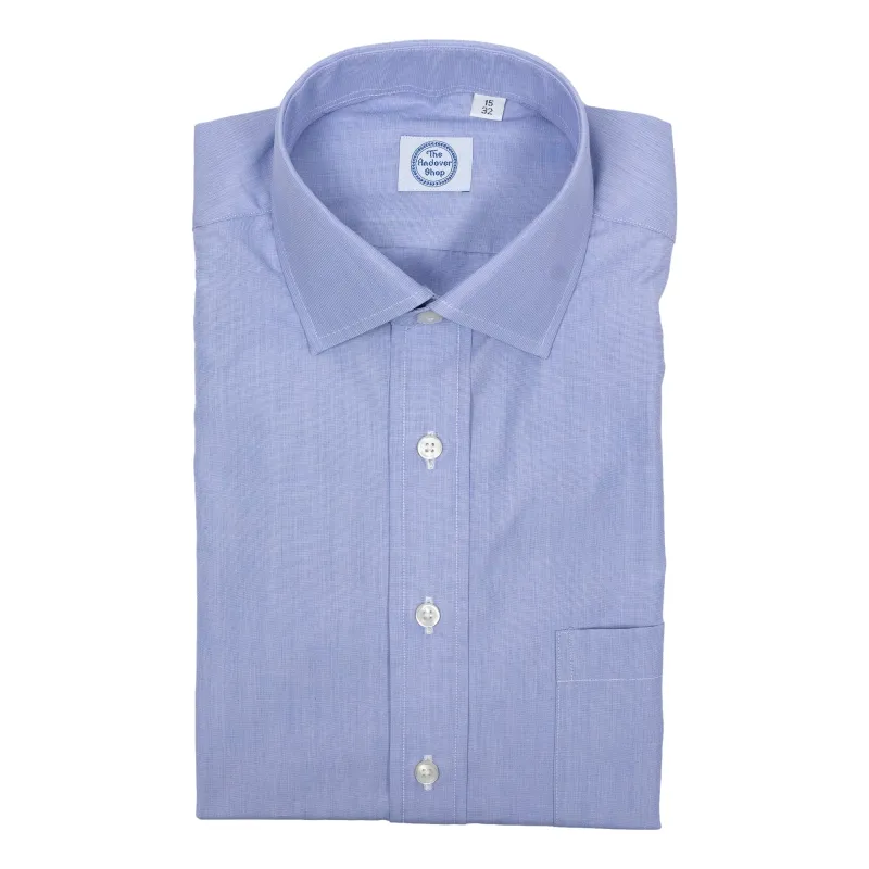 Lavender Blue End-on-End Spread Collar Dress Shirt sold by The Andover Shop