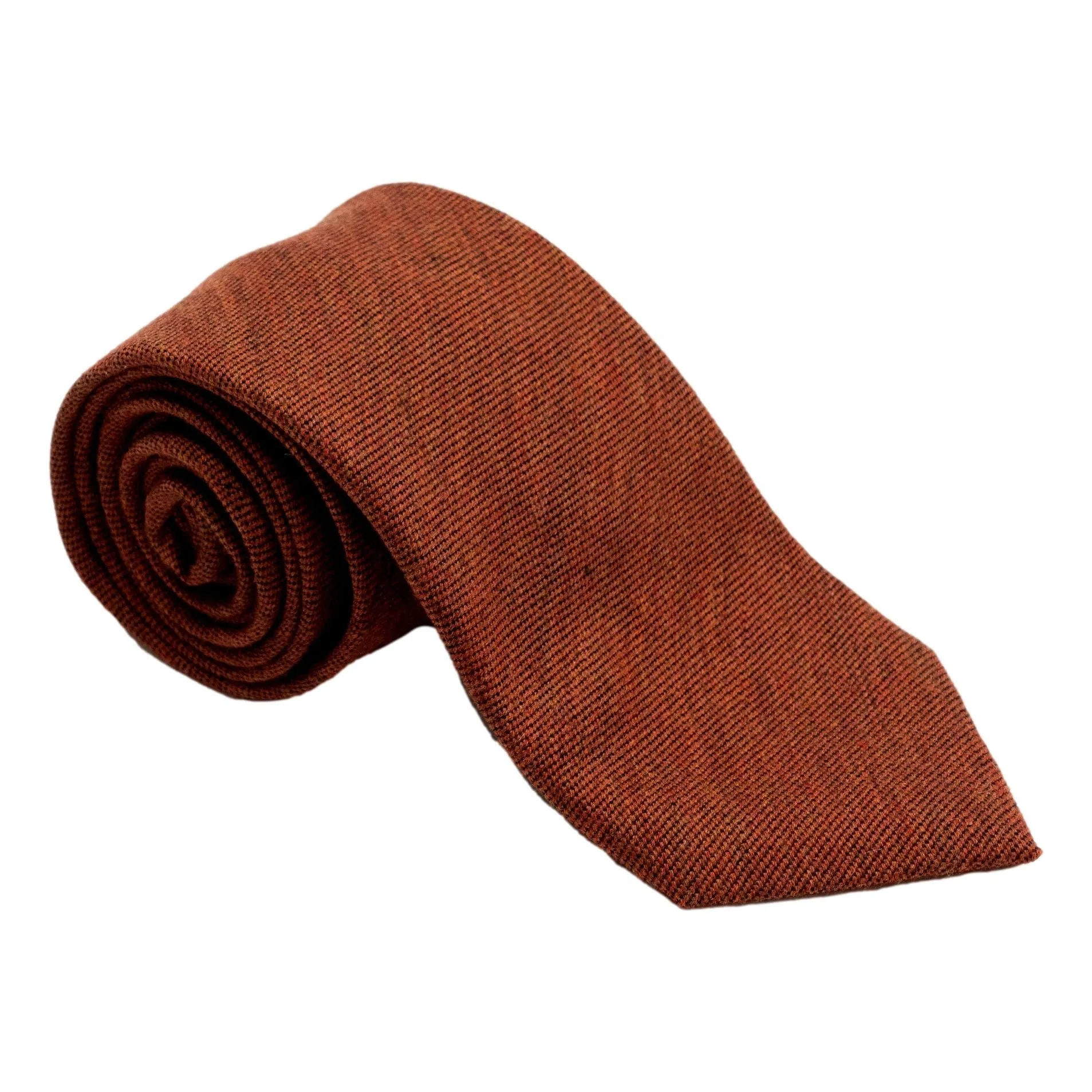 Solid Weave Wool and Silk Tie sold by The Andover Shop product image thumbnail 3