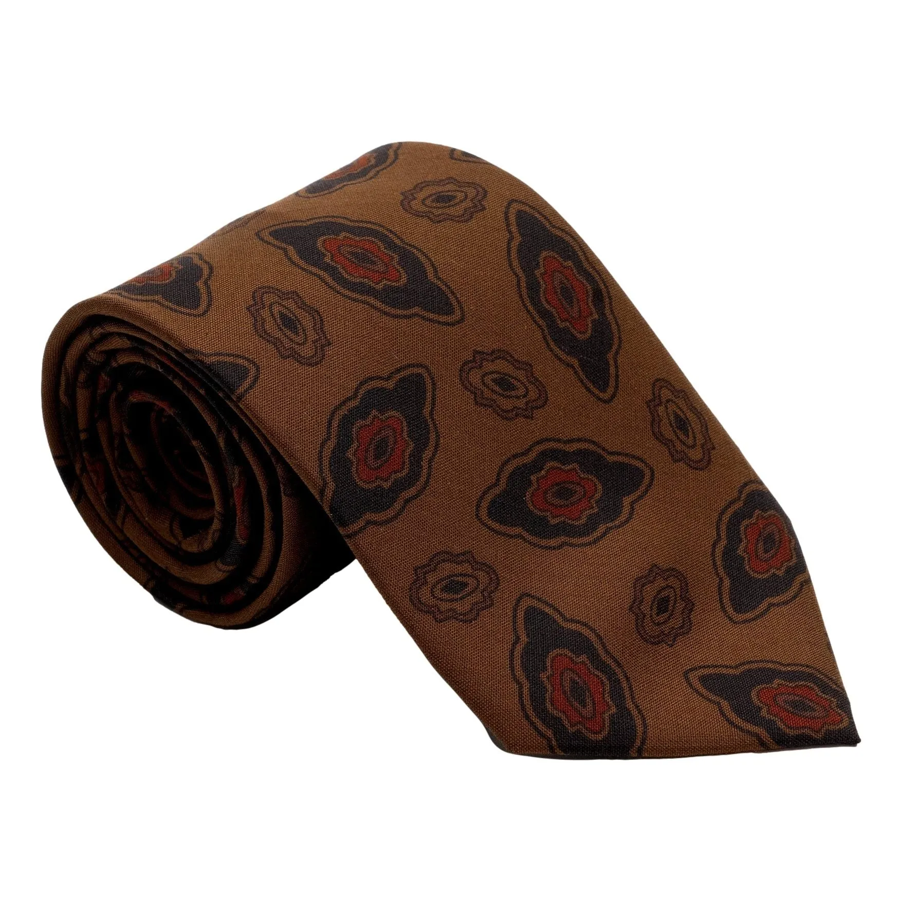 Large Geode Motif Silk Tie sold by The Andover Shop product image thumbnail 3