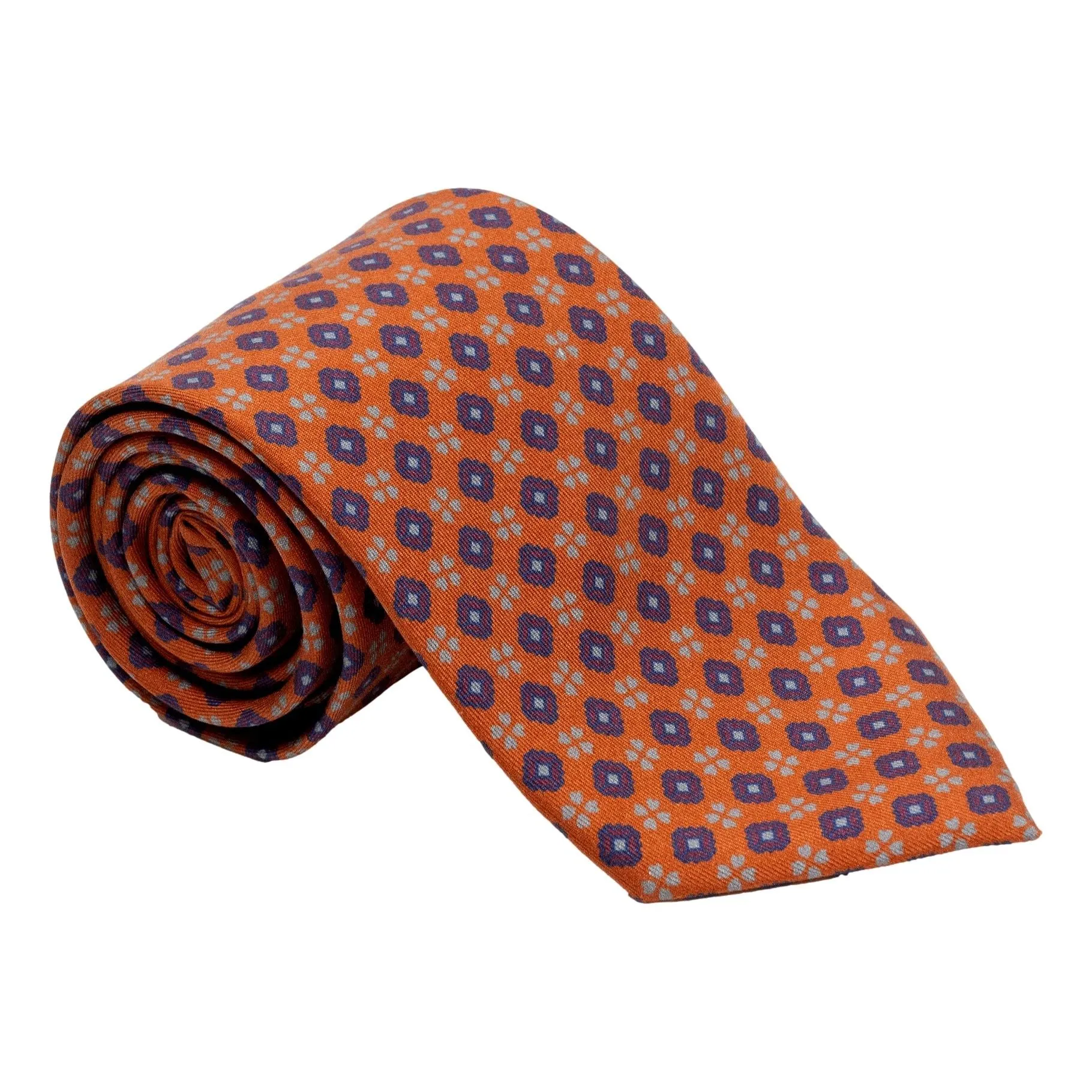 Arcuri Motif Silk Tie sold by The Andover Shop product image thumbnail 4