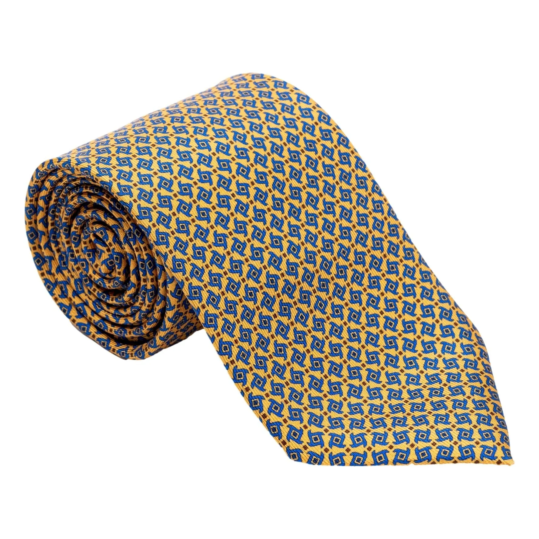 Cyclone Motif Silk Tie sold by The Andover Shop product image thumbnail 3