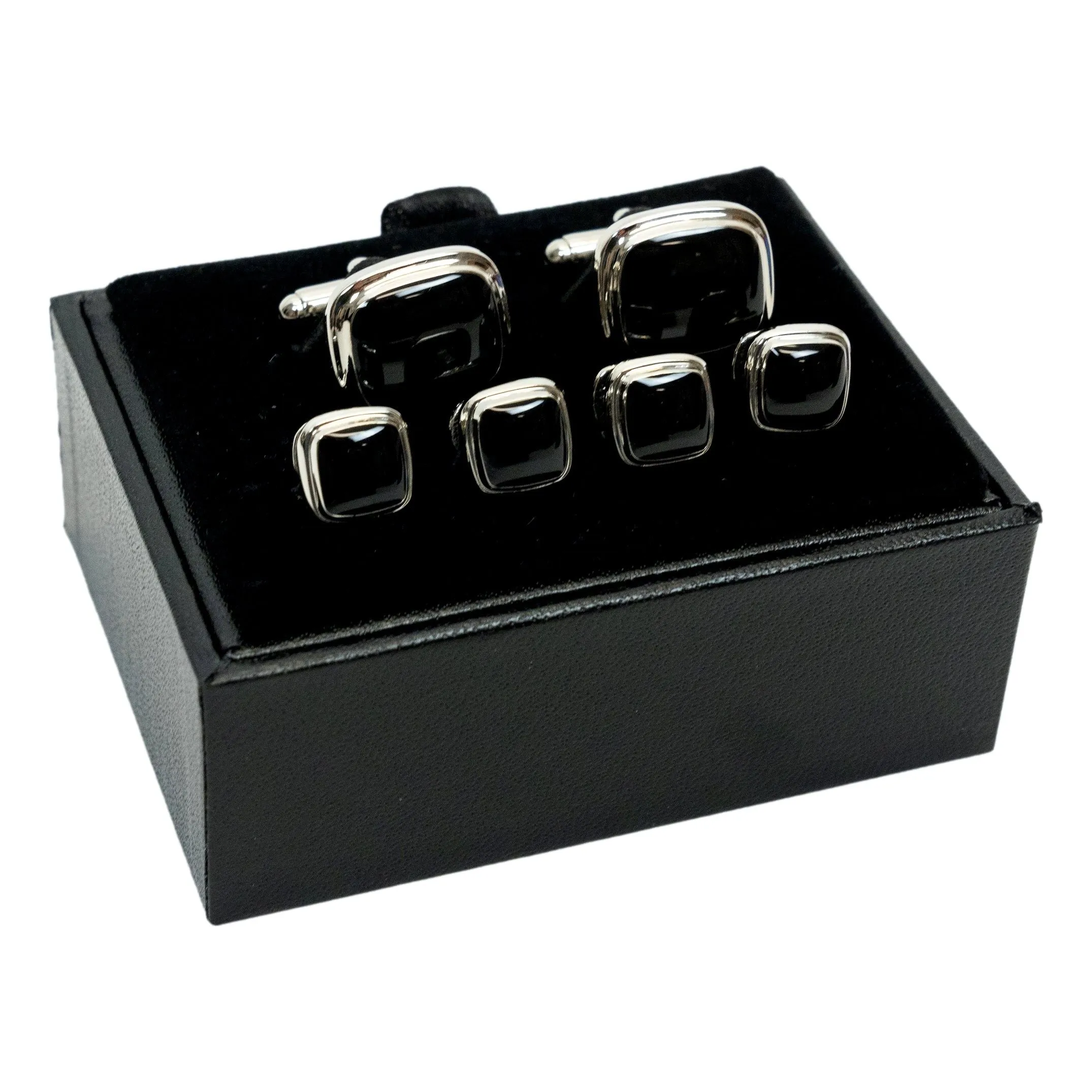 Silver Onyx Square Formal Set sold by The Andover Shop