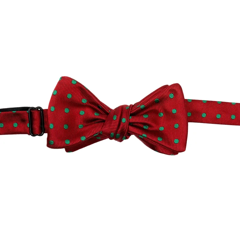 Christmas Polka Dot Bow Tie sold by The Andover Shop