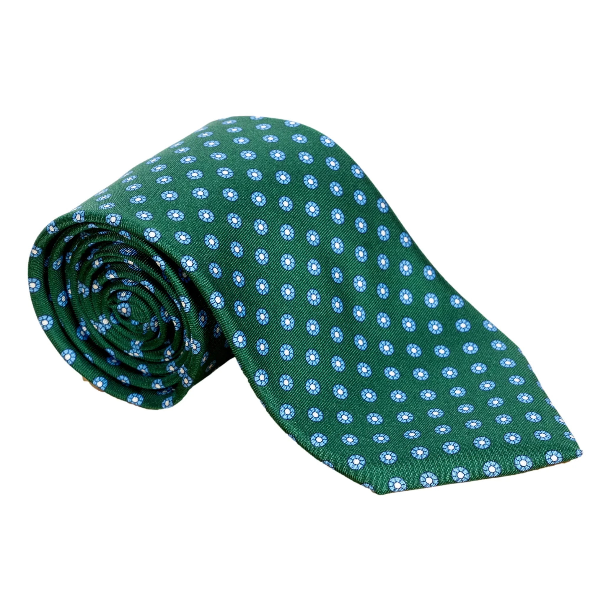 Abstract Blue Flower Petal Silk Tie sold by The Andover Shop product image thumbnail 2