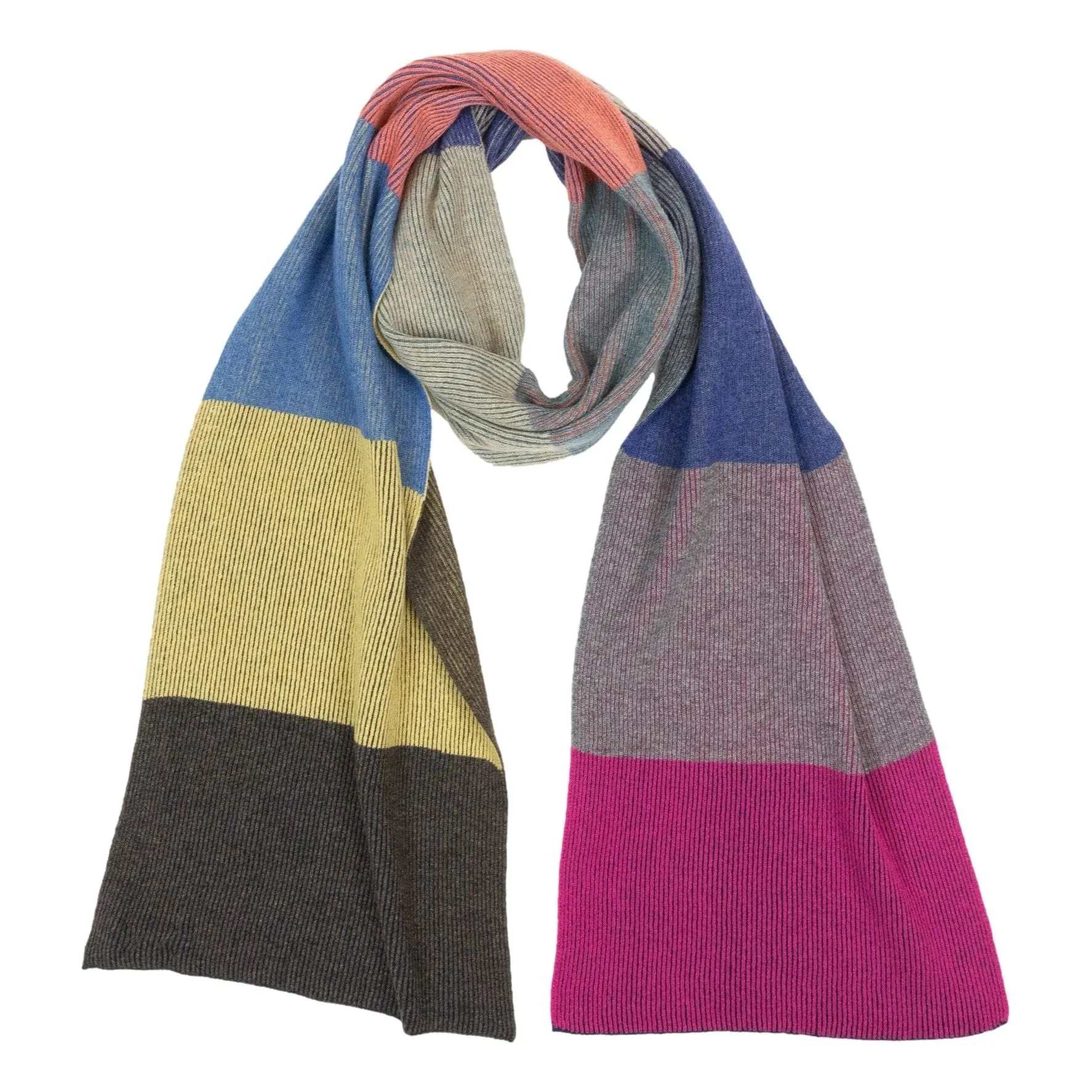 Pure Cashmere Colorblock Scarf sold by The Andover Shop
