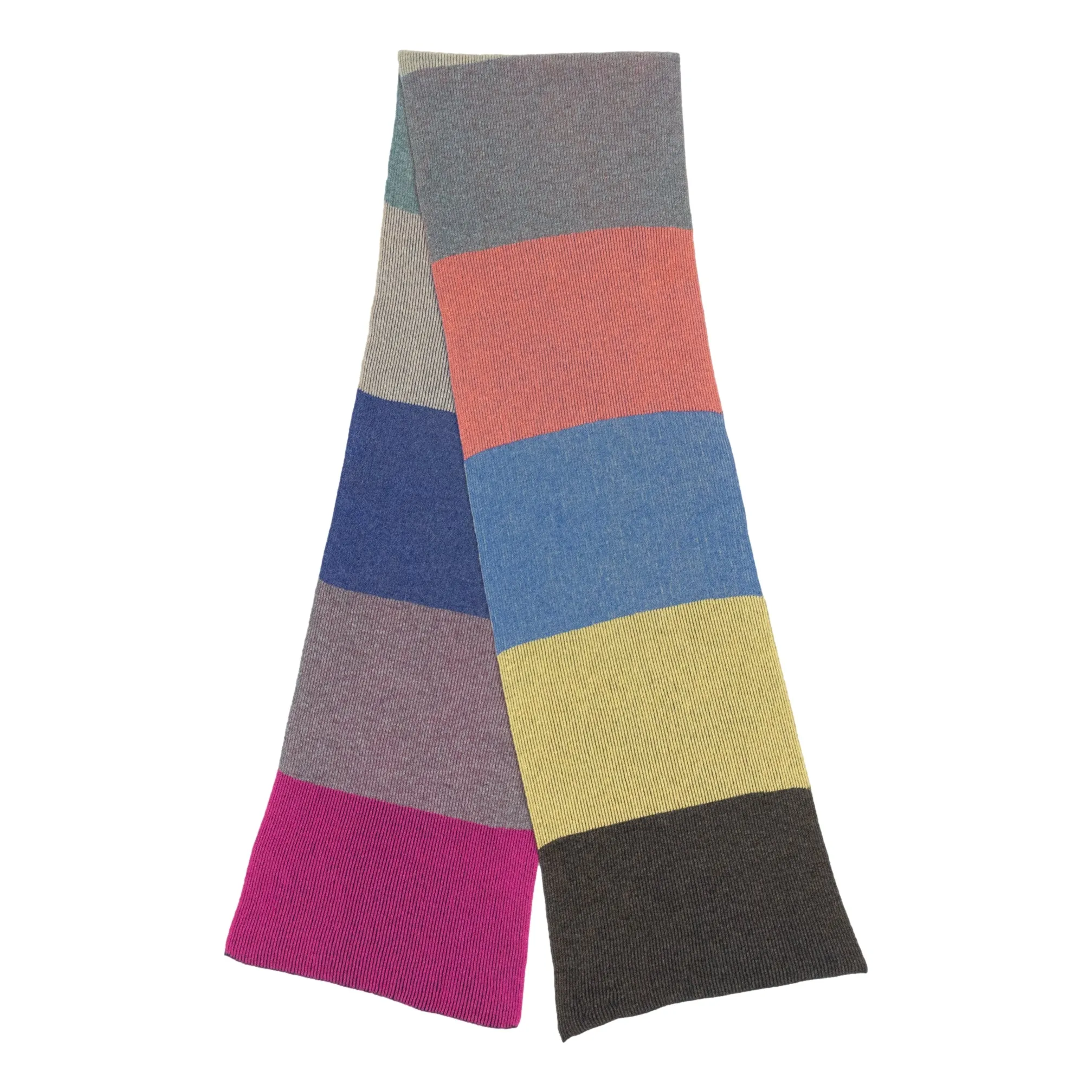 Pure Cashmere Colorblock Scarf sold by The Andover Shop product image thumbnail 2