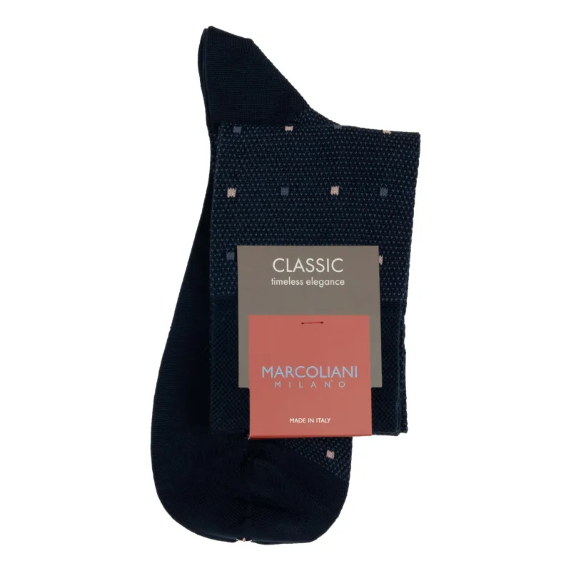 Contemporary Dots Cotton Over-the-Calf Dress Sock sold by The Andover Shop