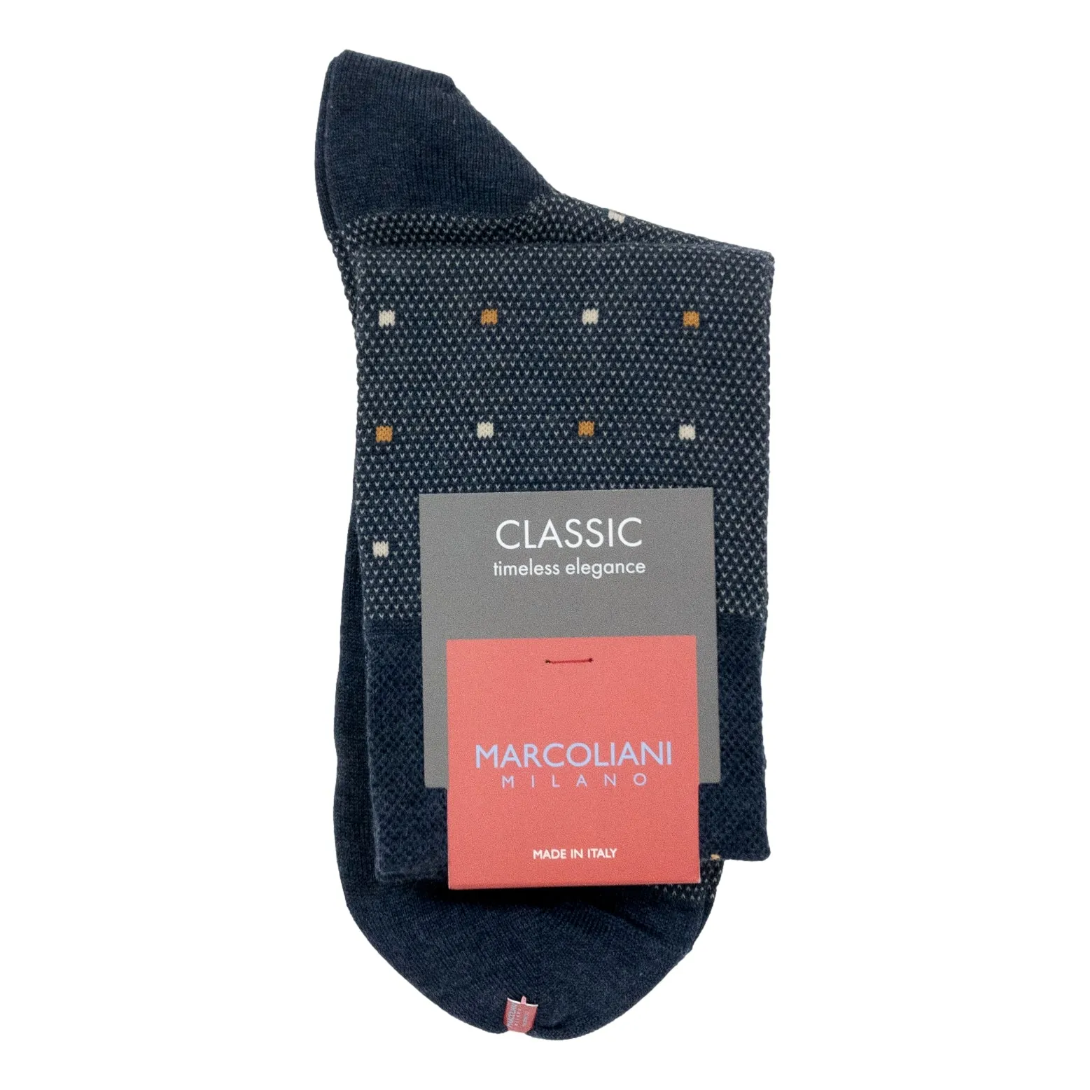Contemporary Dots Cotton Over-the-Calf Dress Sock sold by The Andover Shop product image thumbnail 2