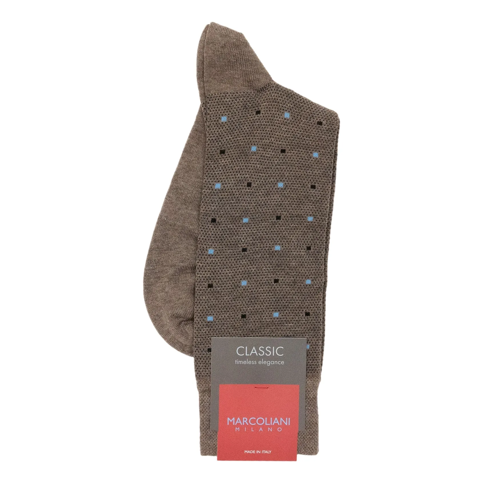 Contemporary Dots Cotton Mid-Calf Dress Sock sold by The Andover Shop product image thumbnail 4