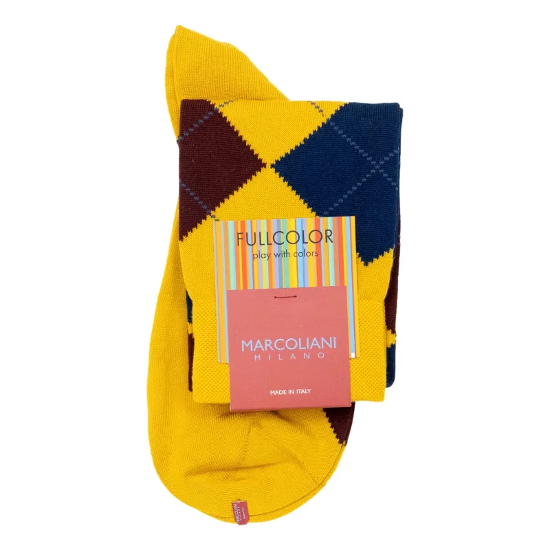 Cotton Argyle Over-the-Calf Dress Sock sold by The Andover Shop